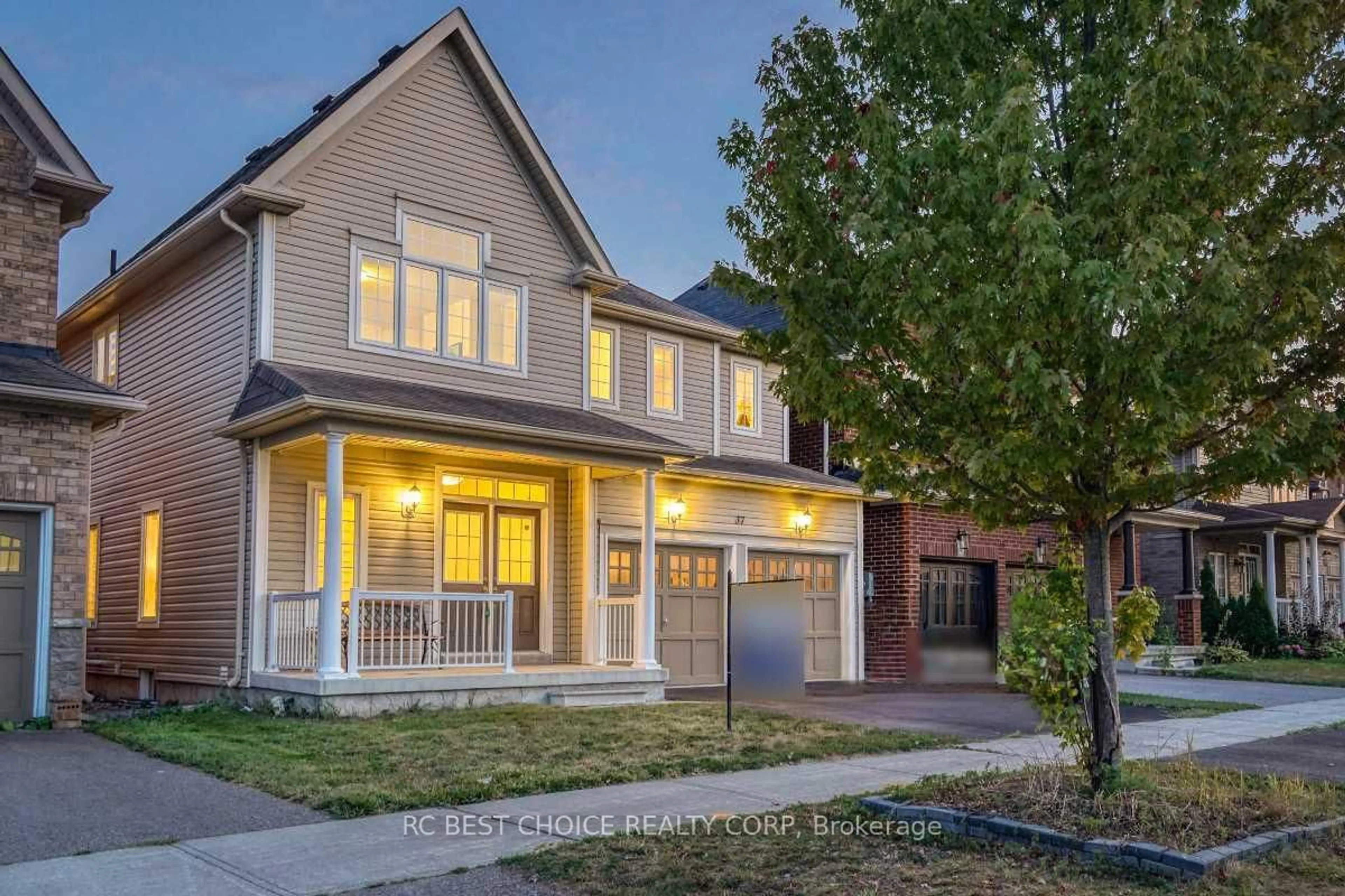 Home with brick exterior material, street for 37 Bud Leggett Cres, Georgina Ontario L4P 0B7