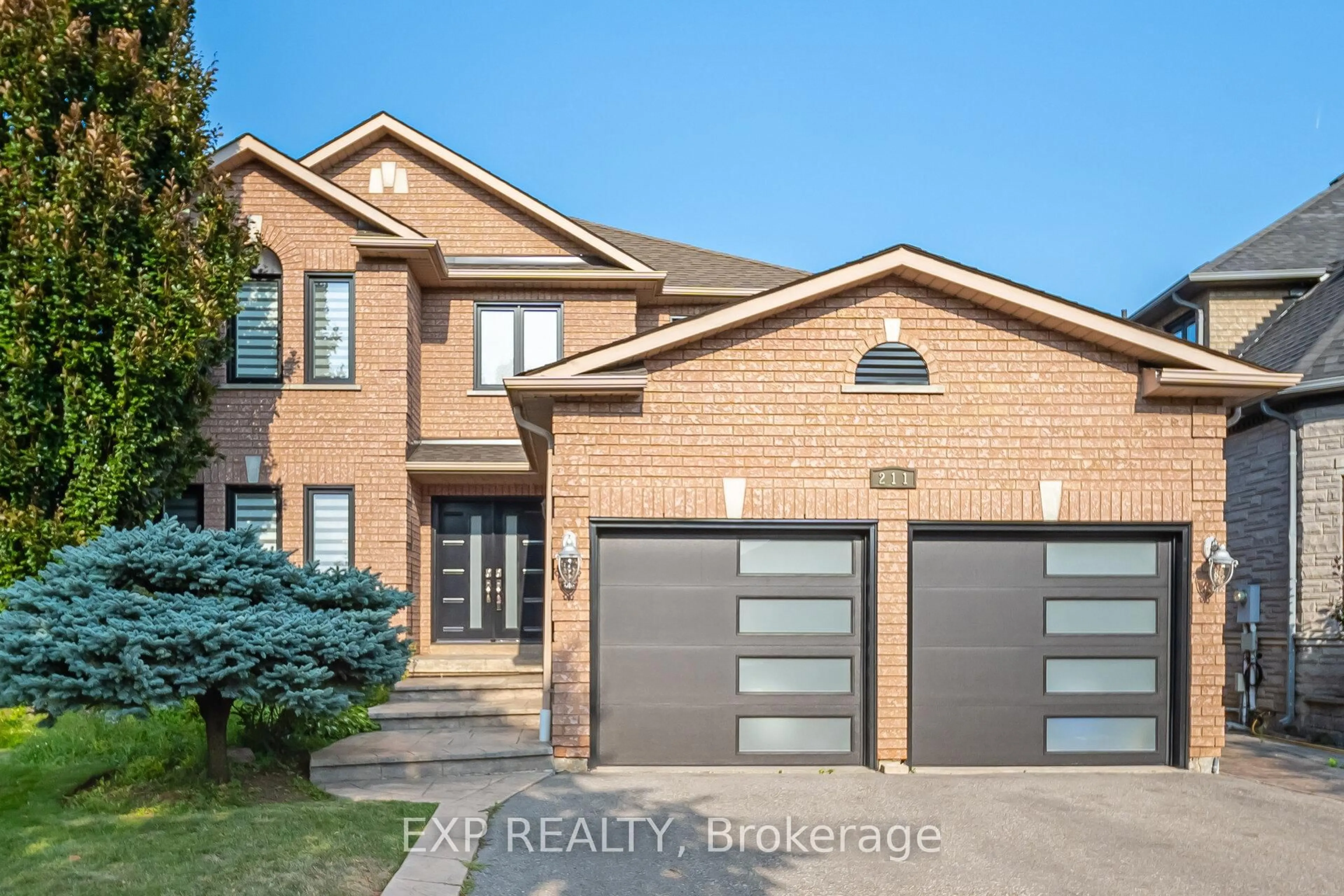 Home with brick exterior material, street for 211 Fletcher Dr, Vaughan Ontario L6A 2G1
