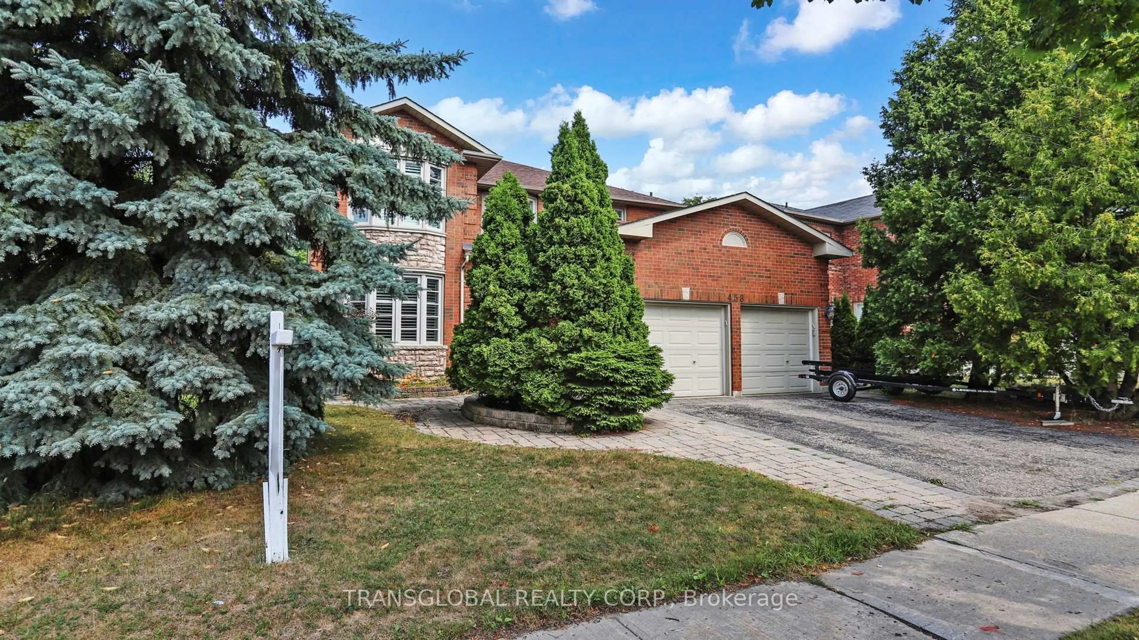 Home with brick exterior material, street for 458 Beverley Glen Blvd, Vaughan Ontario L4J 7S2