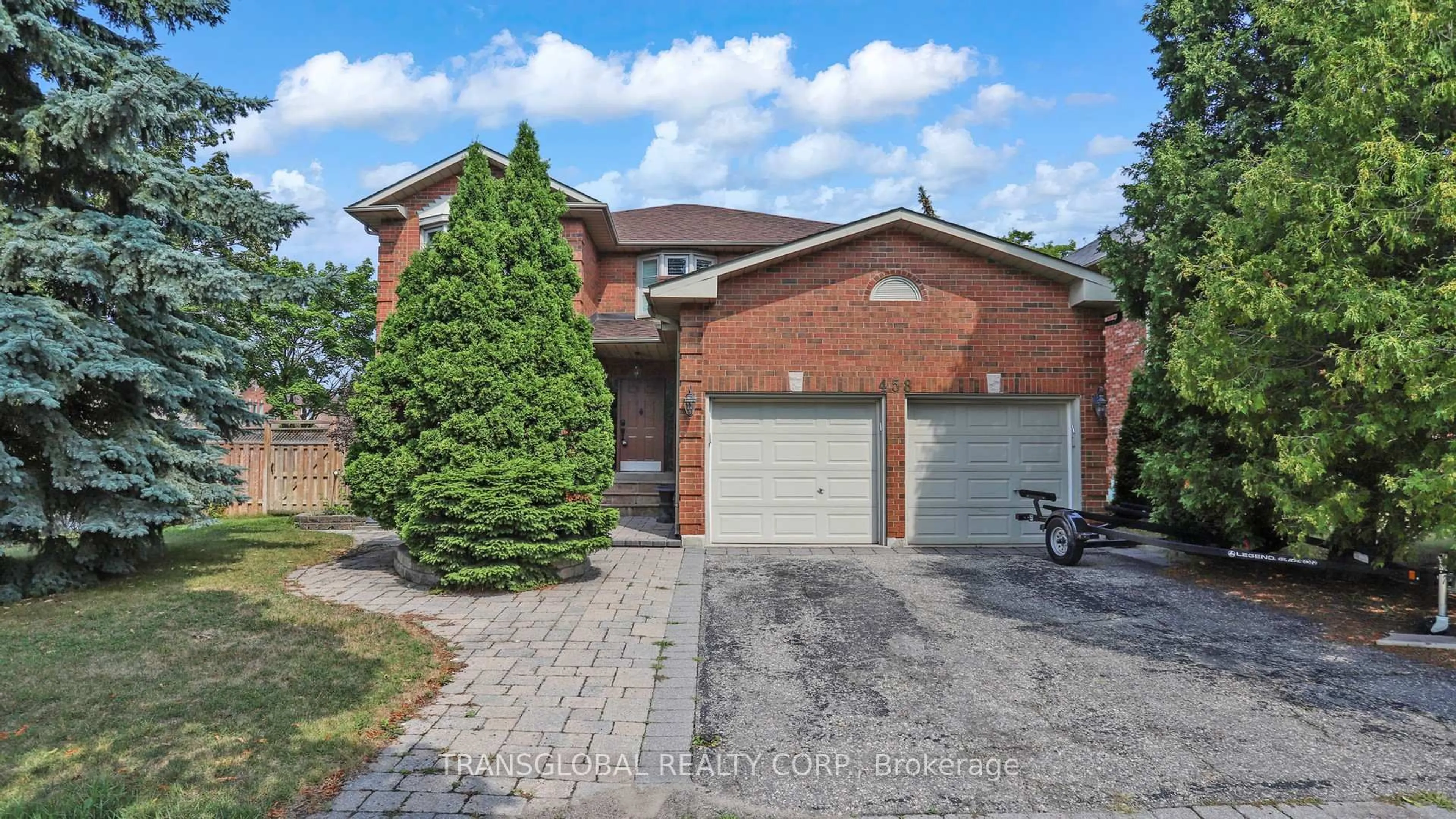 Home with brick exterior material, street for 458 Beverley Glen Blvd, Vaughan Ontario L4J 7S2