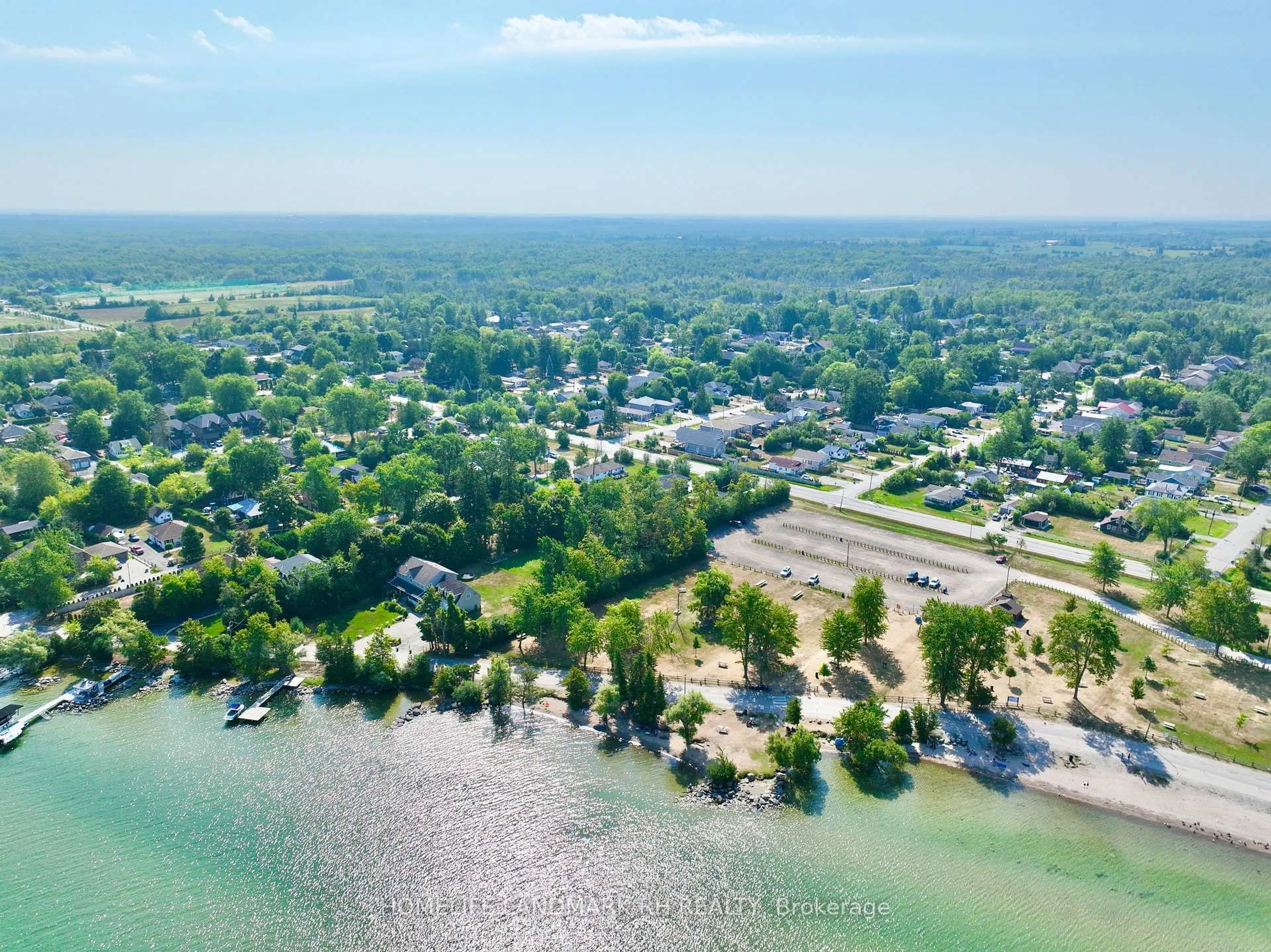 A pic from outside/outdoor area/front of a property/back of a property/a pic from drone, water/lake/river/ocean view for 795 Third Ave, Georgina Ontario L0E 1S0