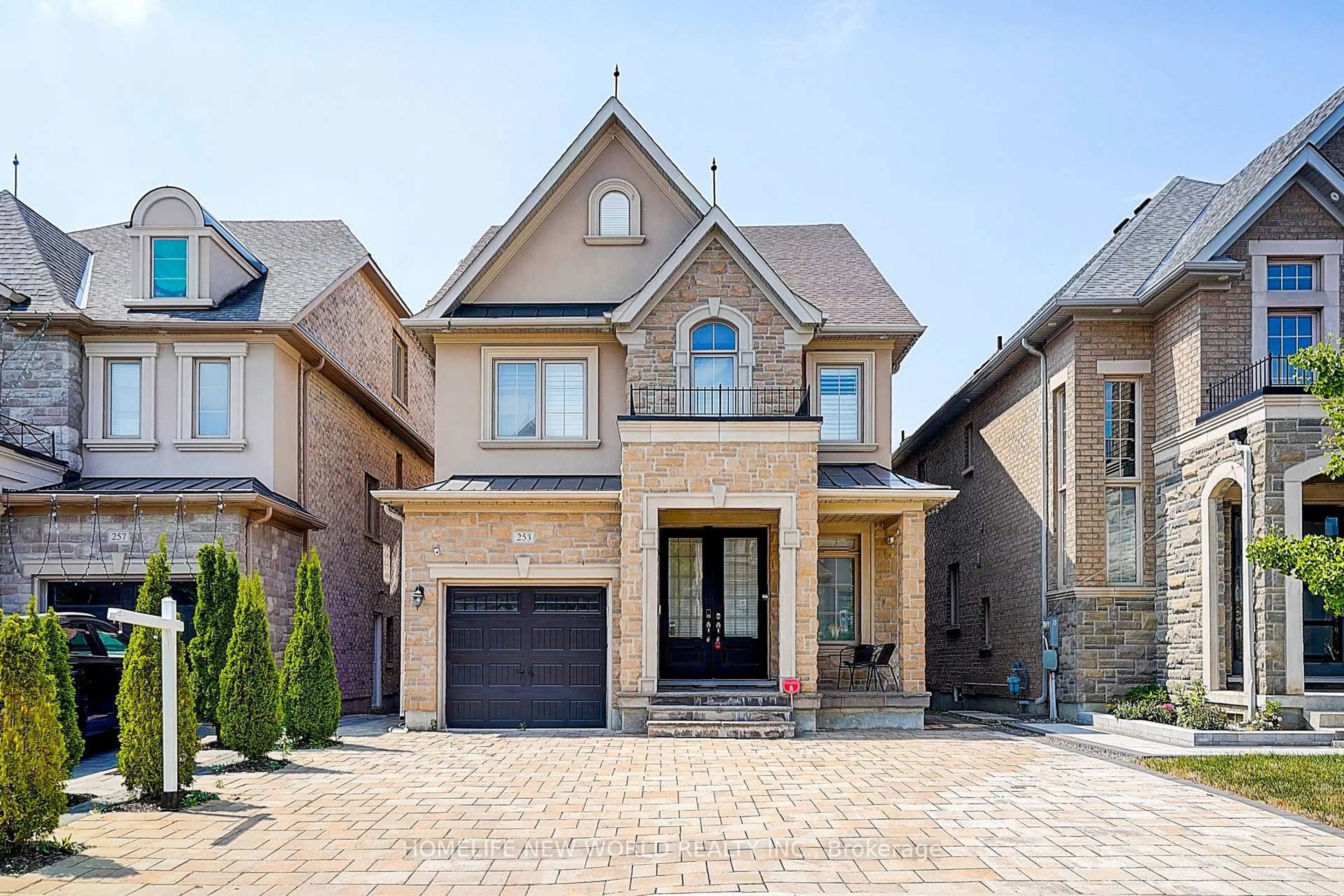 Home with brick exterior material, street for 253 Cannes Ave, Vaughan Ontario L4H 3W9