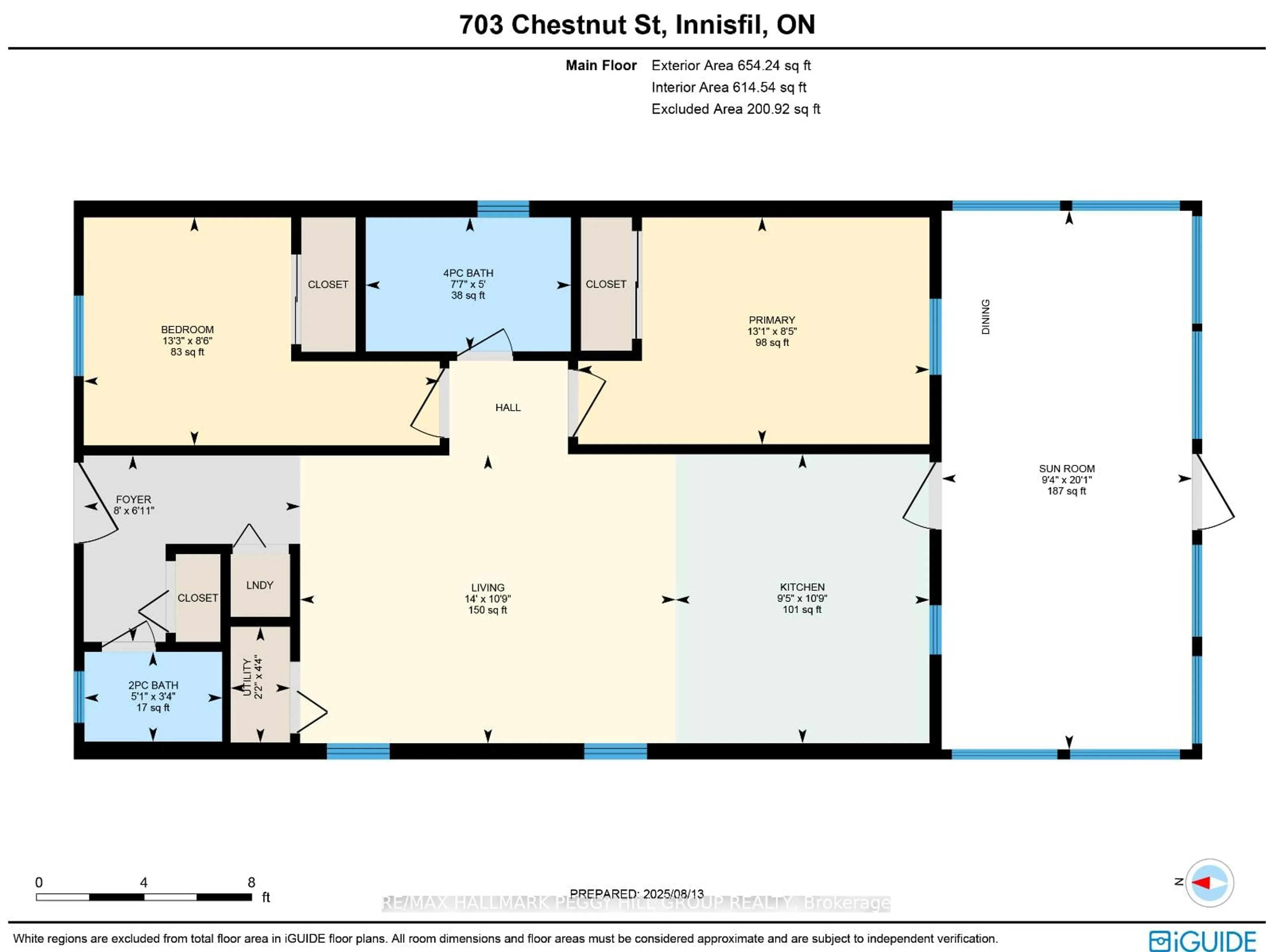 Floor plan for 703 Chestnut St, Innisfil Ontario L9S 2H8