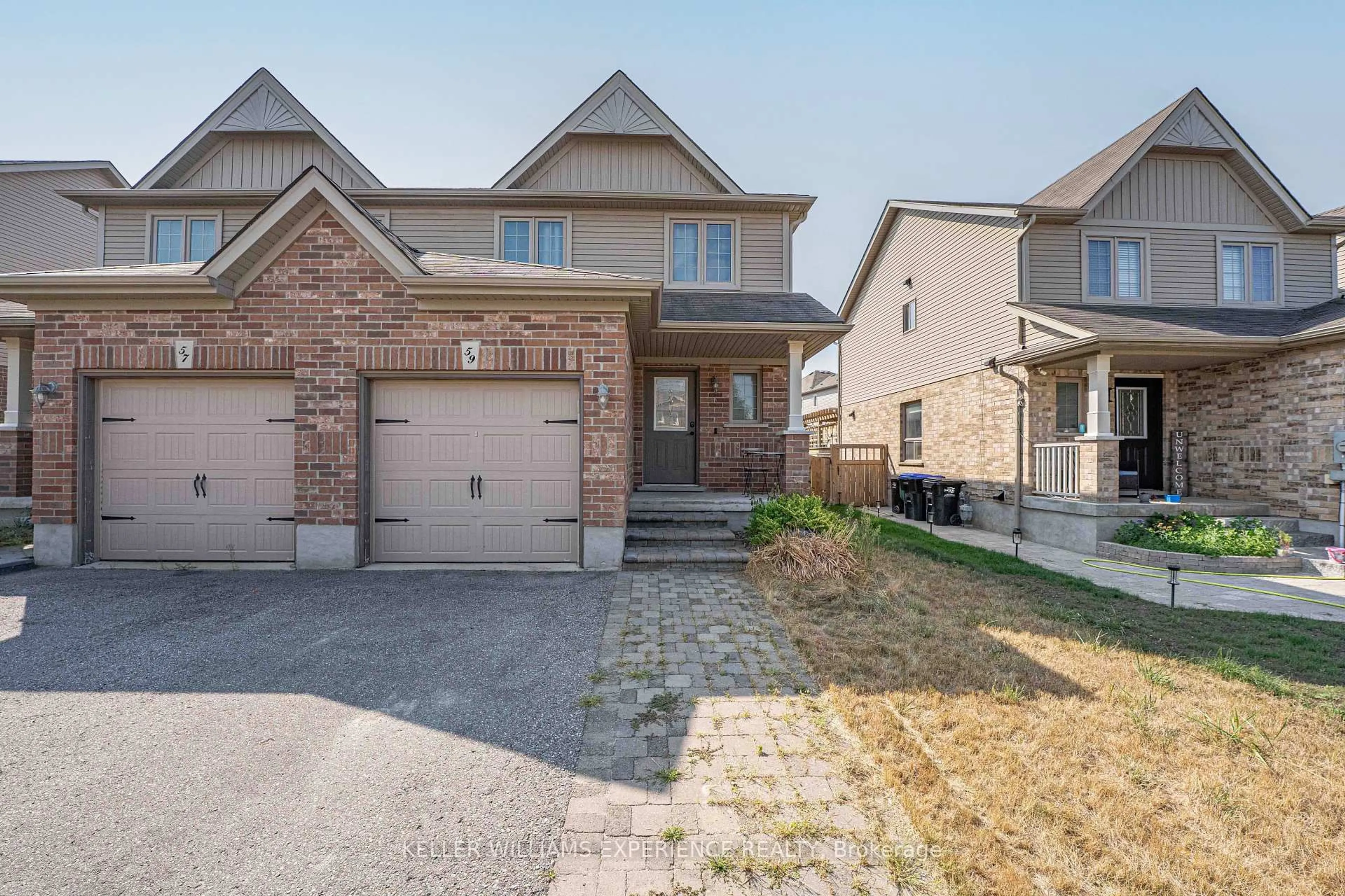 Home with brick exterior material, street for 59 Stevenson St, Essa Ontario L3W 0P4