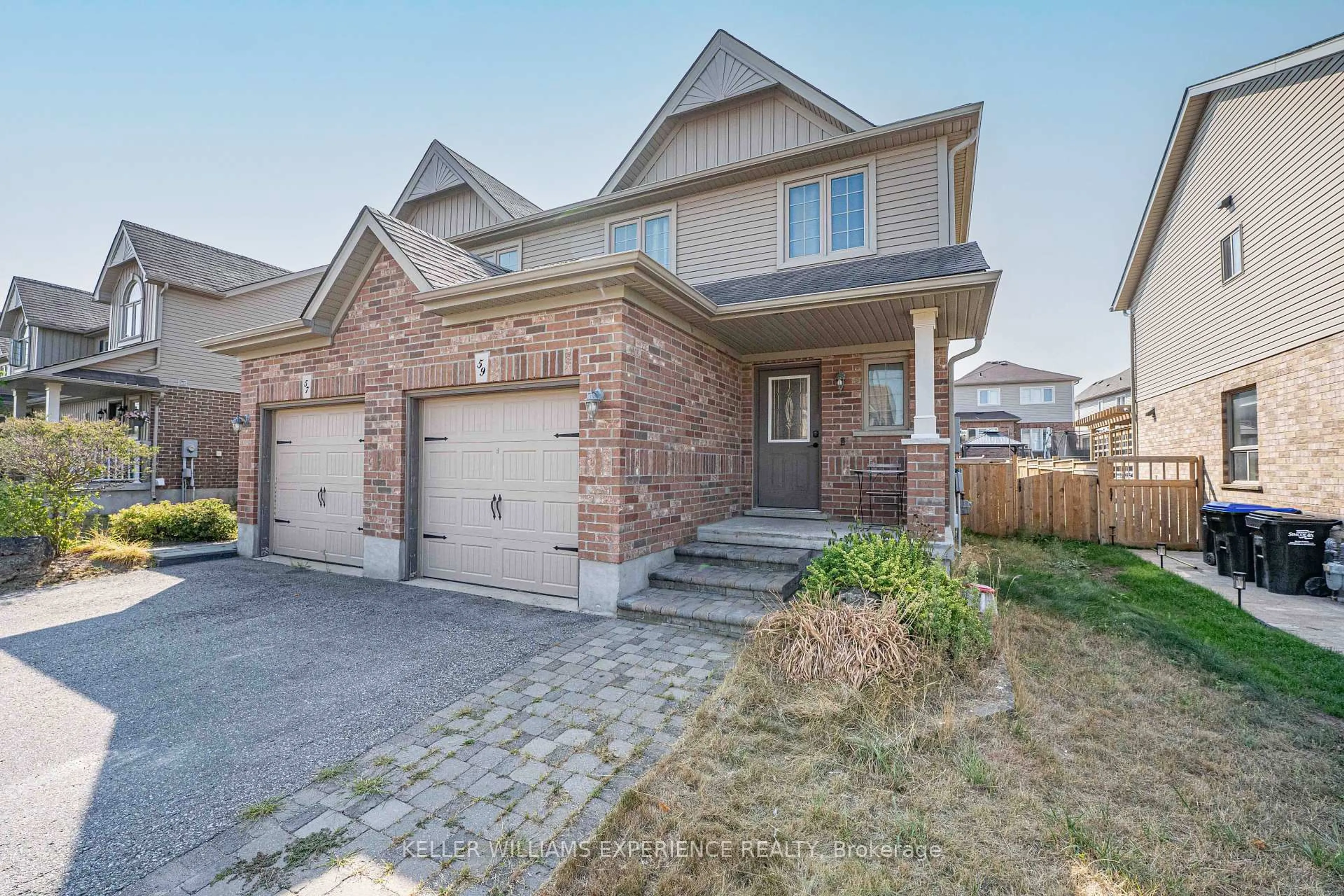 Home with brick exterior material, street for 59 Stevenson St, Essa Ontario L3W 0P4