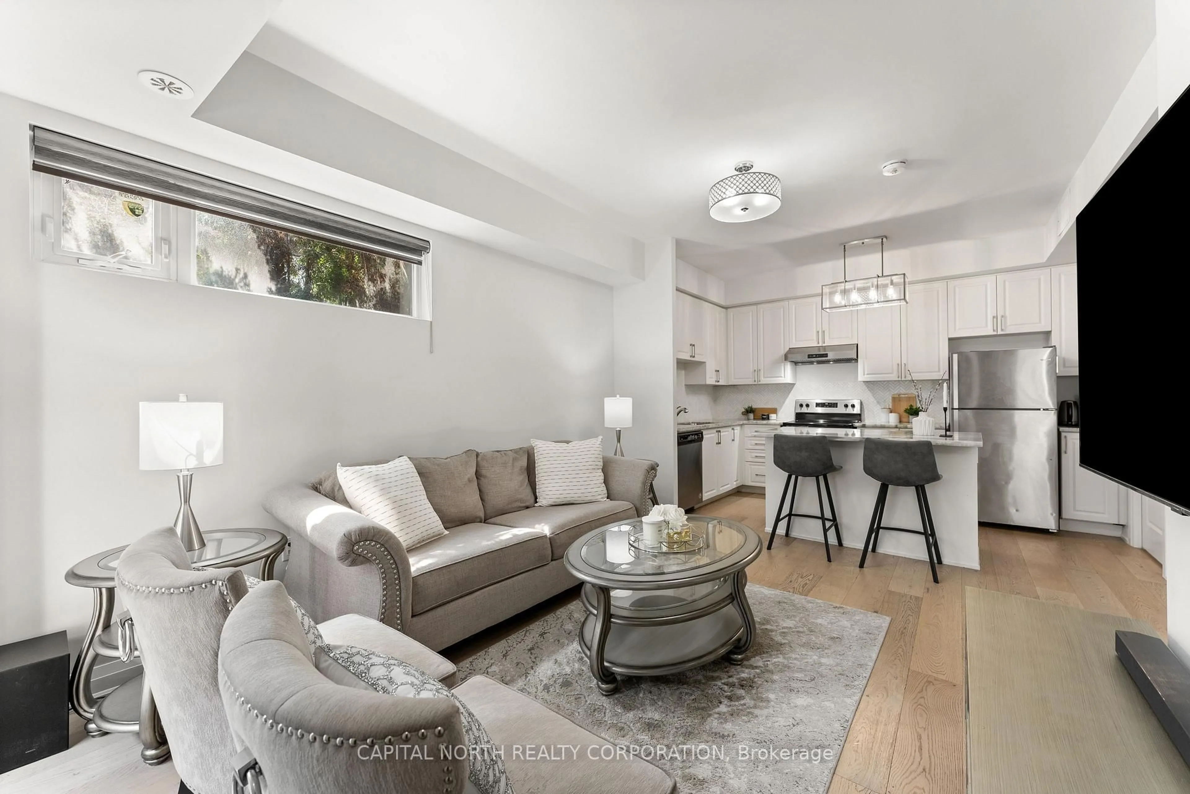 Living room with furniture, unknown for 5289 Highway 7 #1302, Vaughan Ontario L4L 0J1