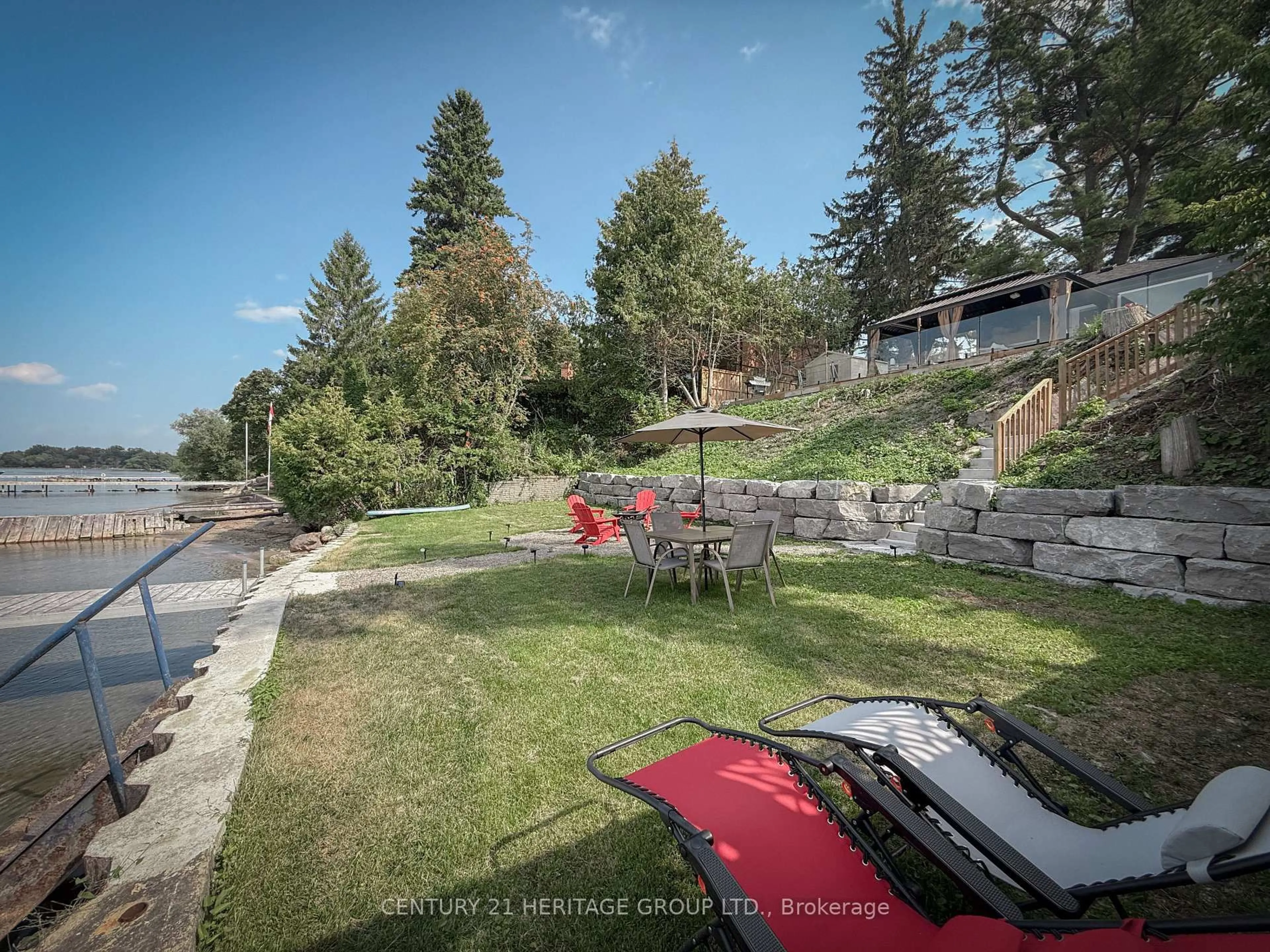 A pic from outside/outdoor area/front of a property/back of a property/a pic from drone, unknown for 110 Hedge Rd, Georgina Ontario L0E 1R0