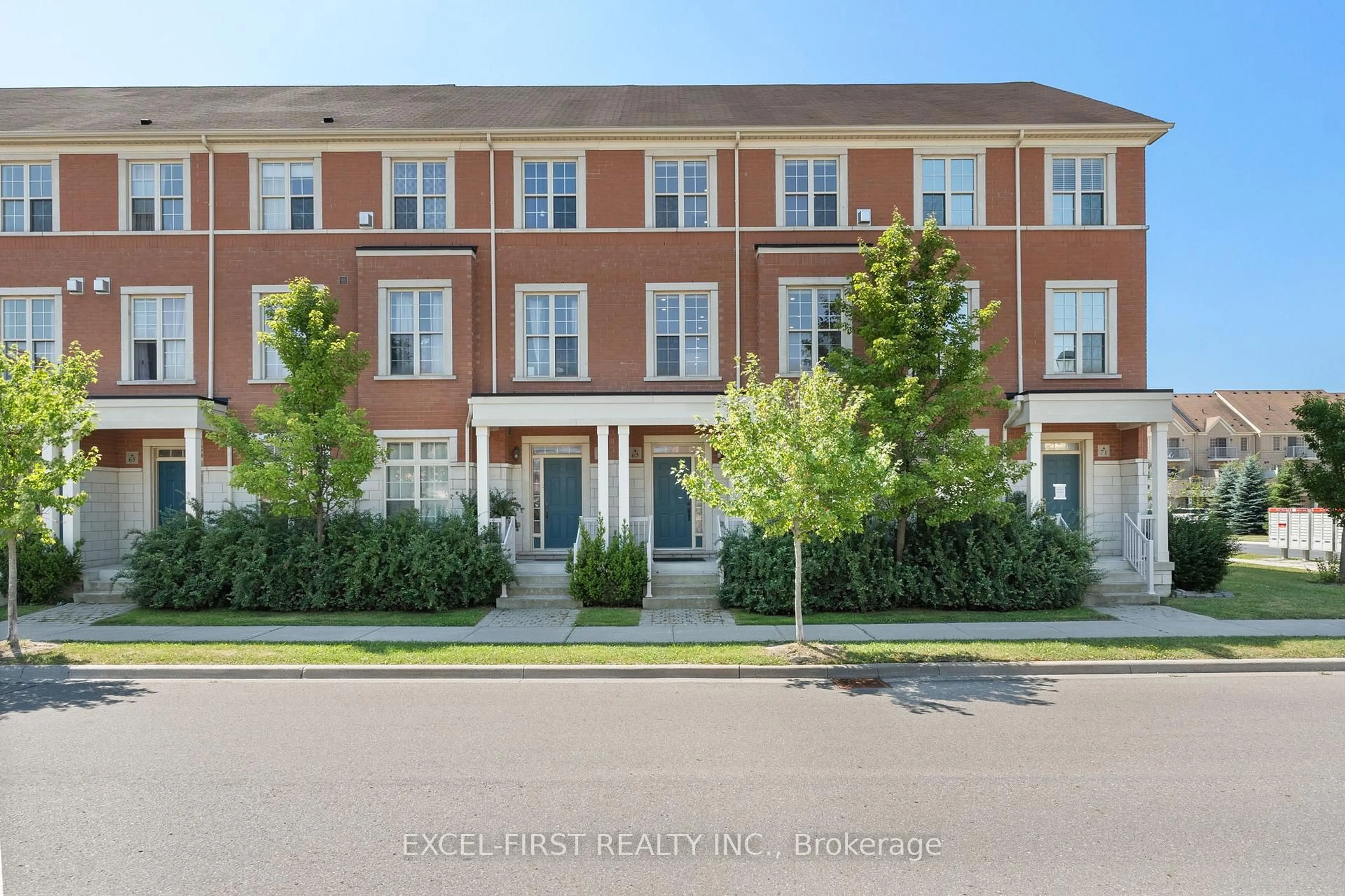A pic from outside/outdoor area/front of a property/back of a property/a pic from drone, street for 69 Anthony Roman Ave, Markham Ontario L6C 0P3
