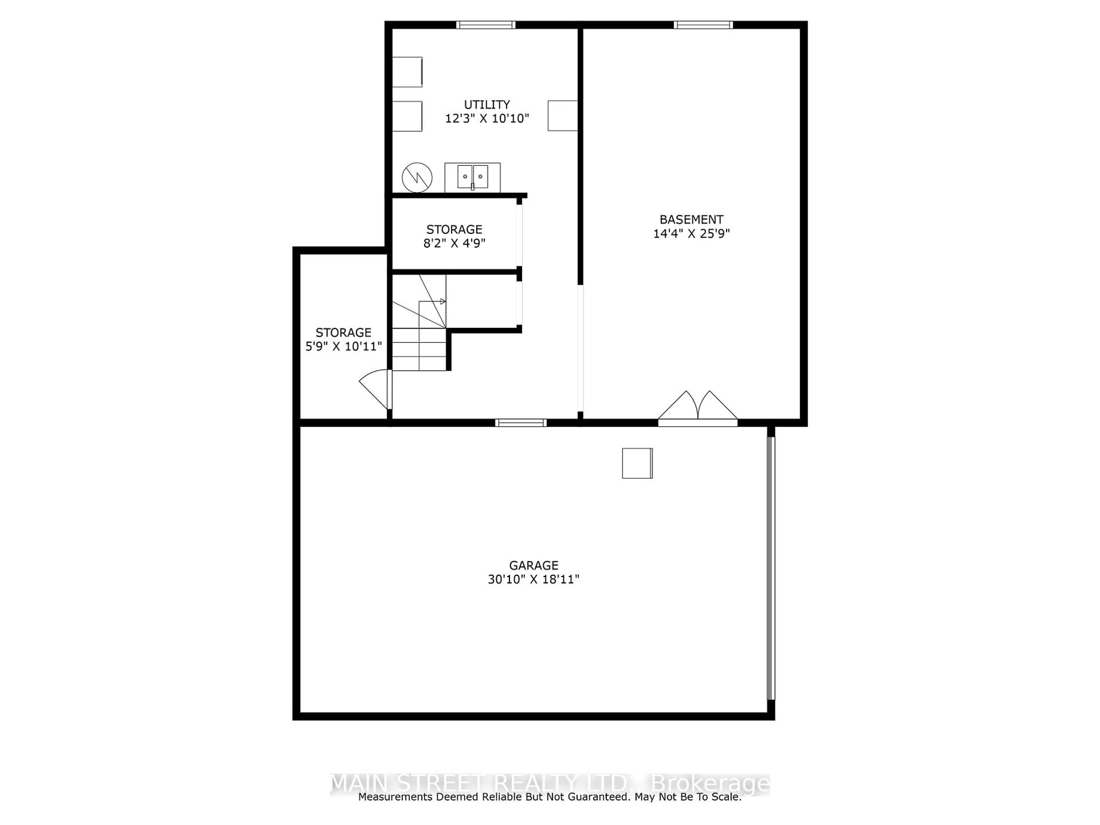 Floor plan for 315 Cotter St, Newmarket Ontario L3Y 3X9