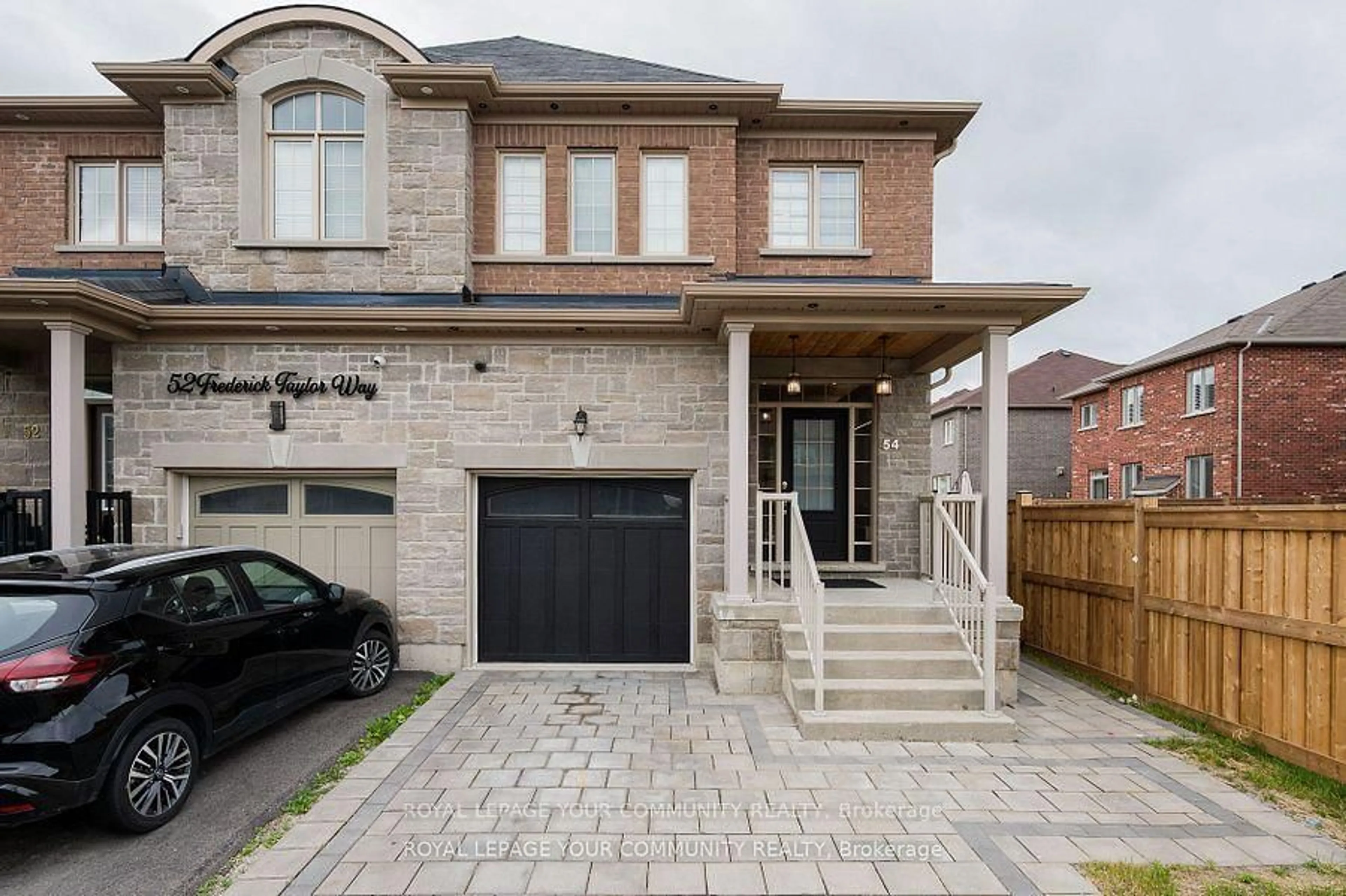 Home with brick exterior material, street for 54 Frederick Taylor Way, East Gwillimbury Ontario L0G 1M0