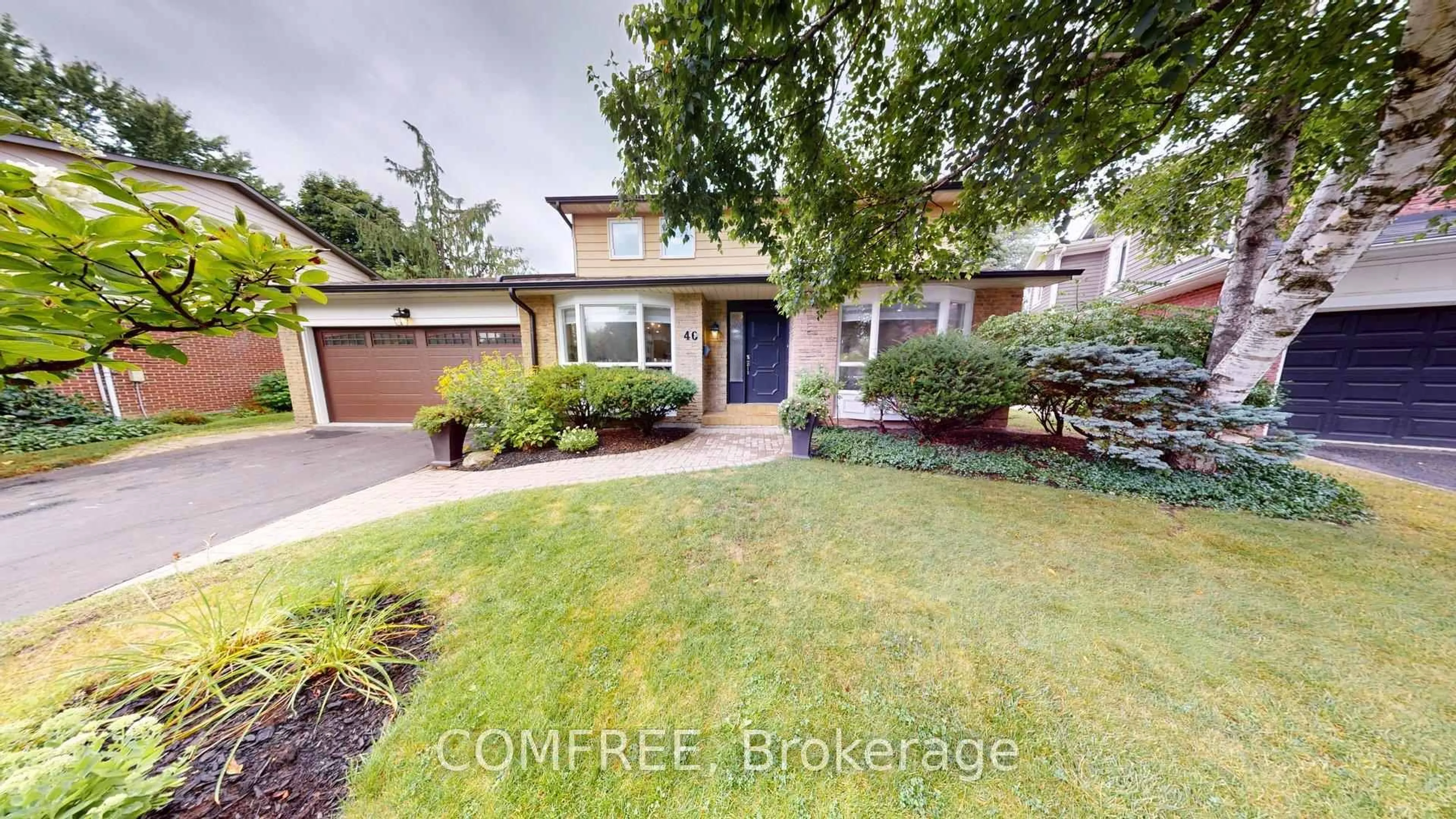 Home with brick exterior material, street for 40 Sir Gawaine Pl, Markham Ontario L3P 3A2