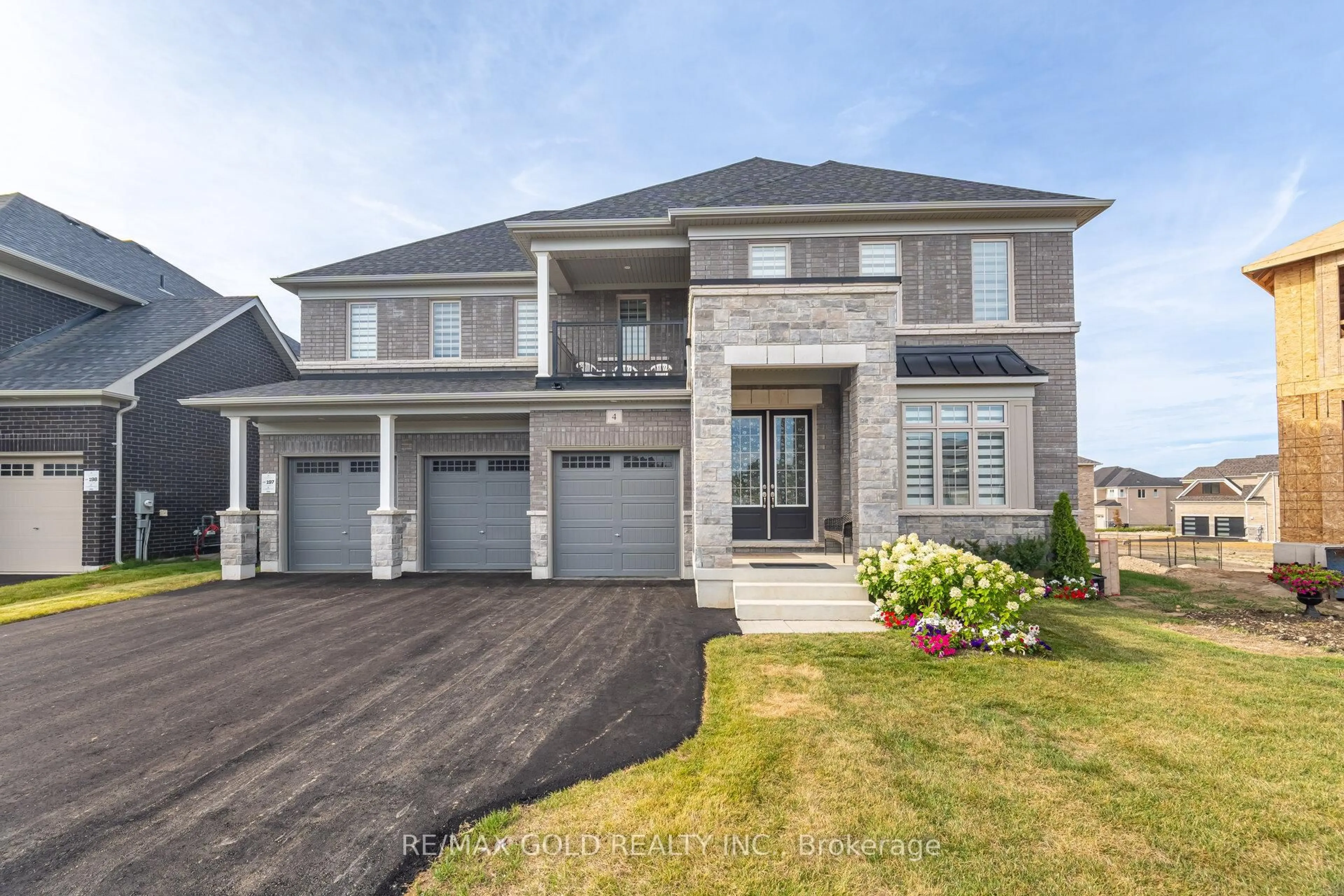 Home with brick exterior material, street for 4 Elderberry Way, Adjala-Tosorontio Ontario L0G 1W0