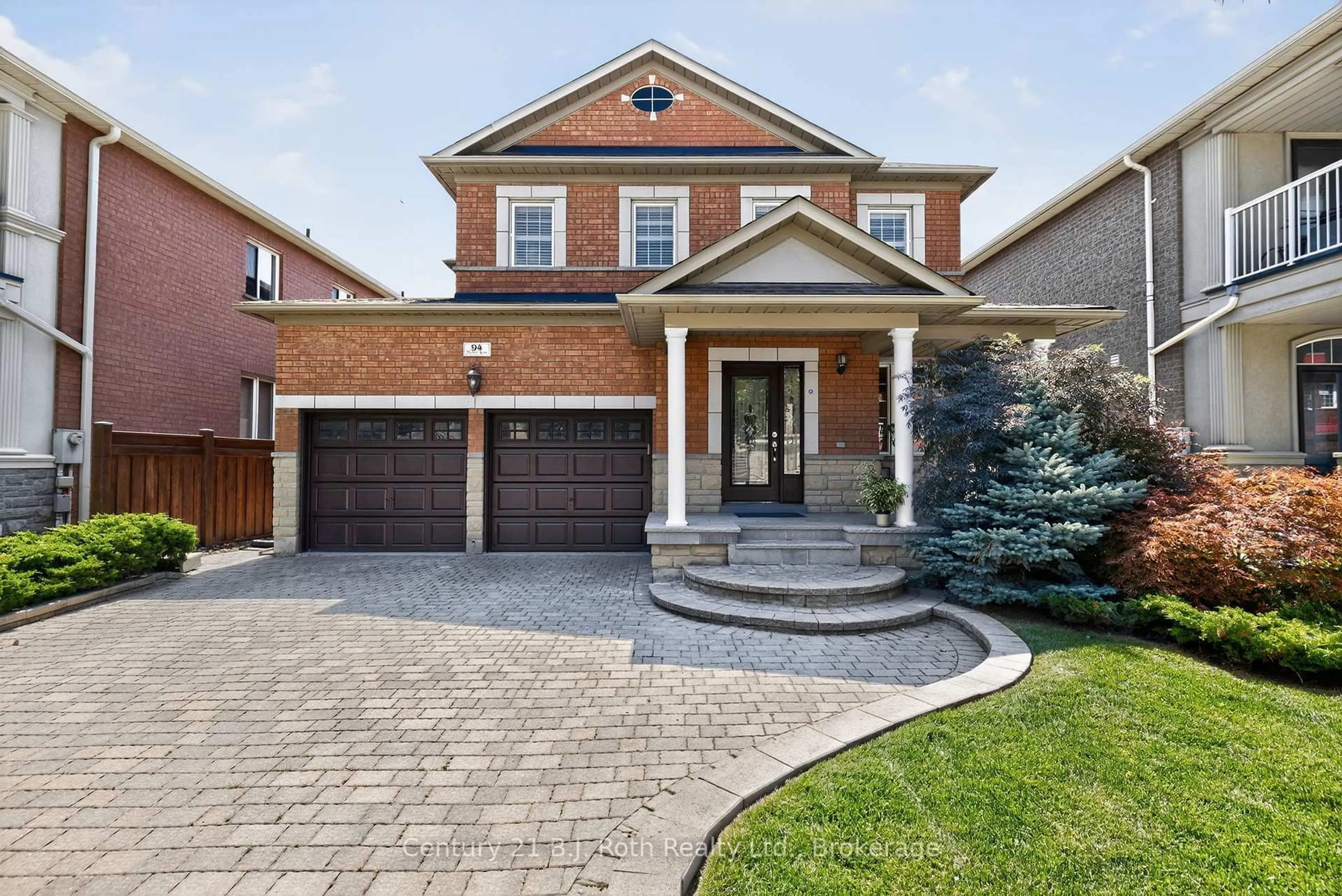 Home with brick exterior material, street for 94 Destino Cres, Vaughan Ontario L4H 3E1