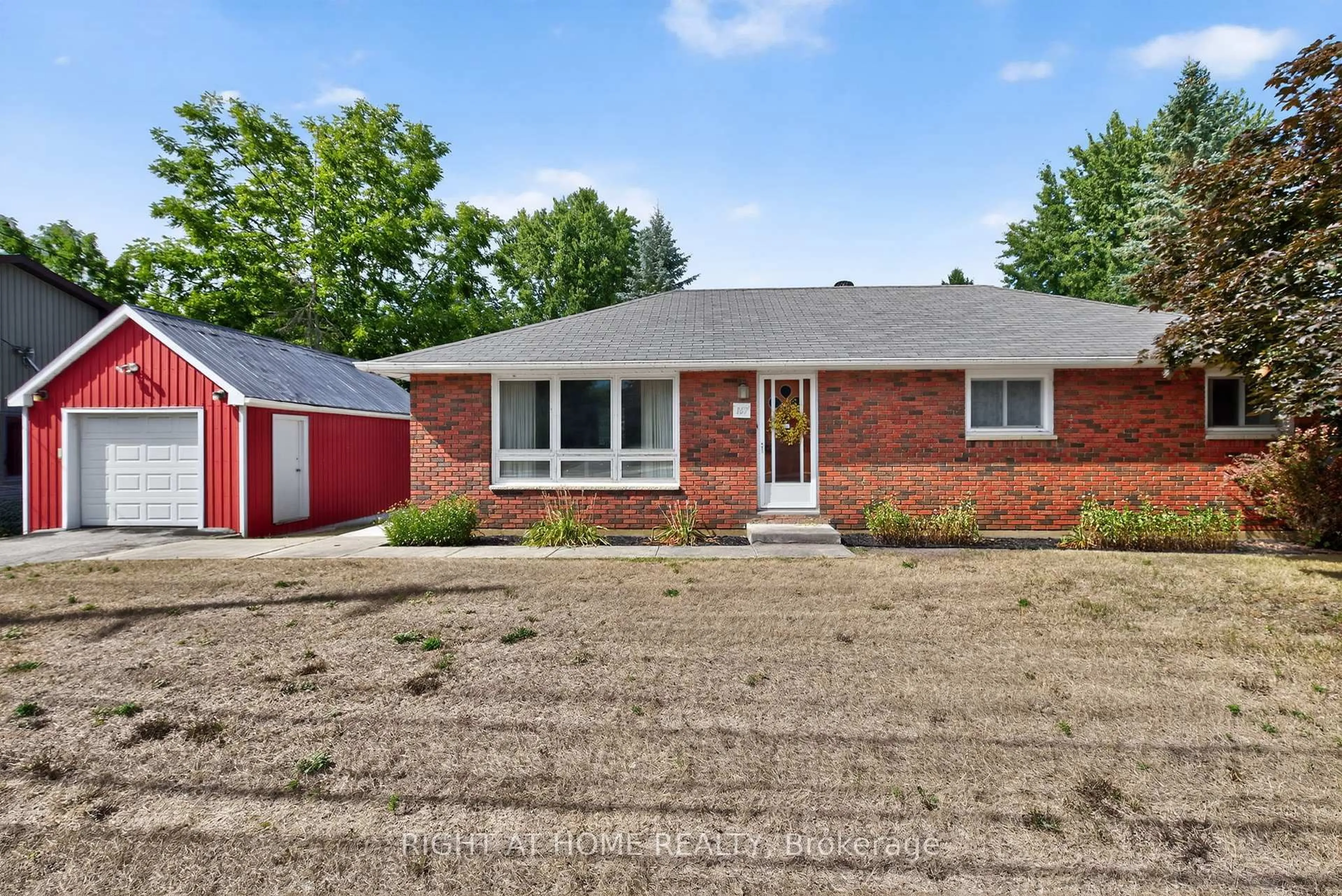 Home with brick exterior material, street for 167 Margaret St, Essa Ontario L0M 1B0