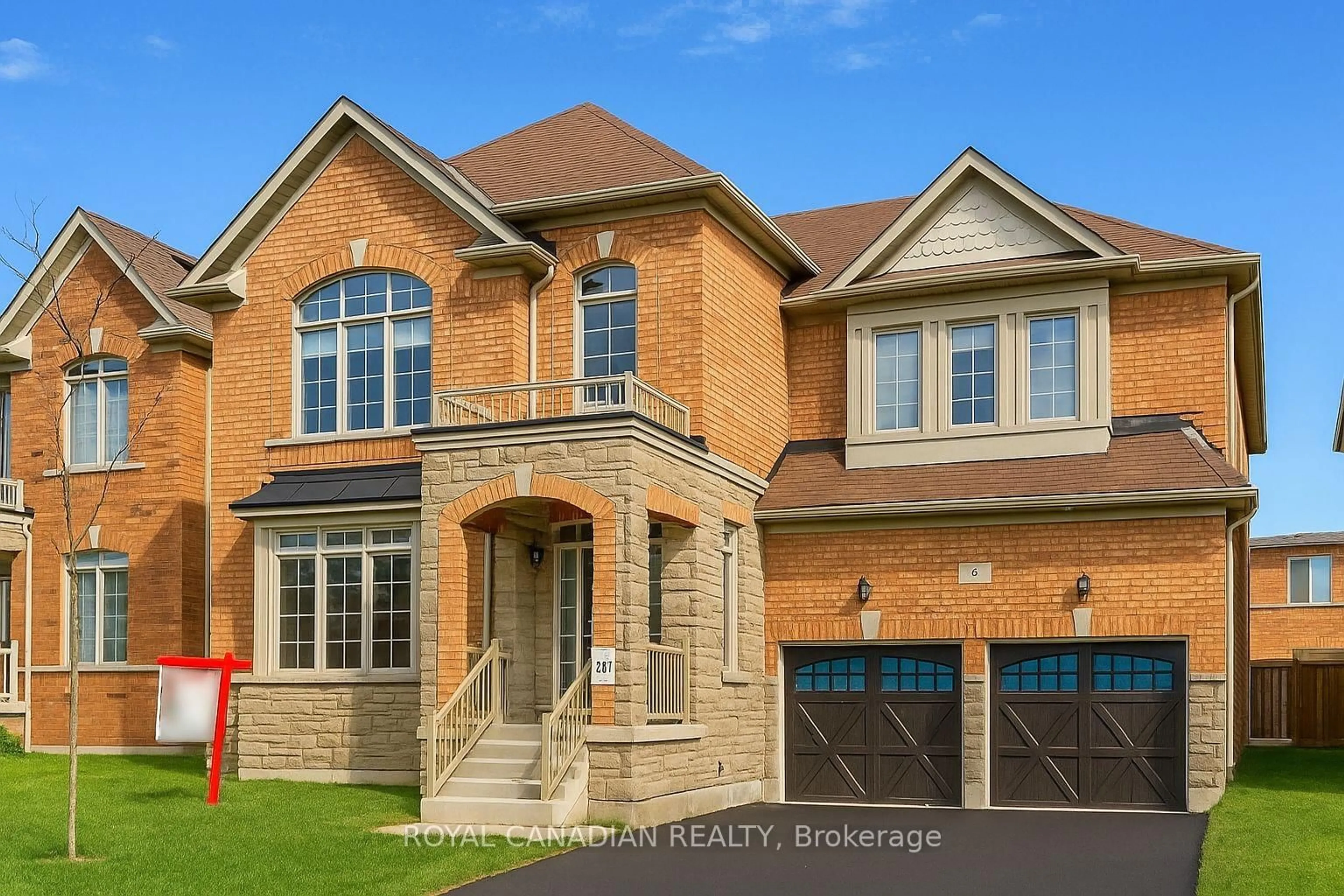 Home with brick exterior material, street for 4 Thimbleweed St, Markham Ontario L6E 0J7