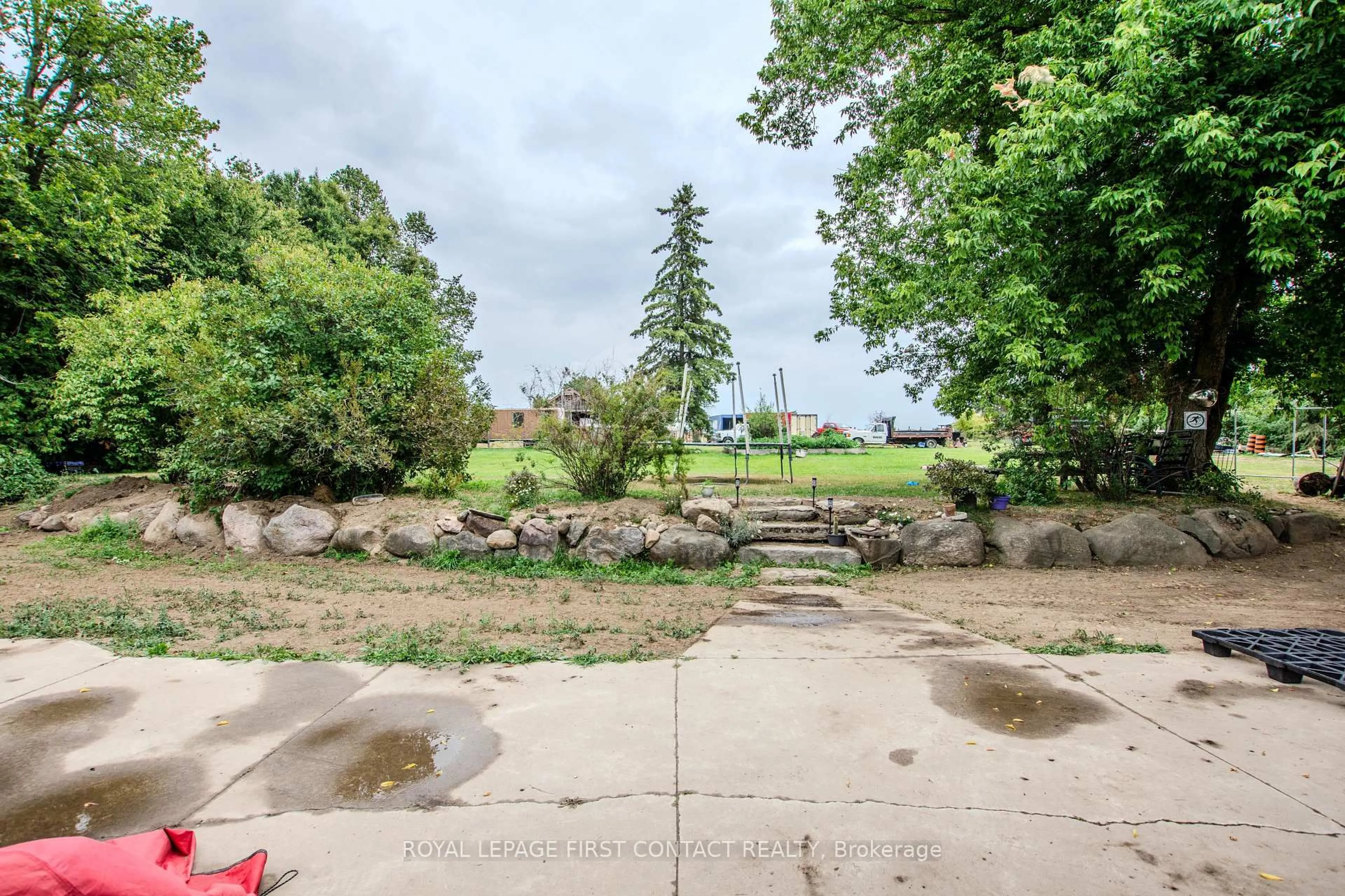 A pic from outside/outdoor area/front of a property/back of a property/a pic from drone, water/lake/river/ocean view for 5321 Eighth Line, Essa Ontario L0L 1L0