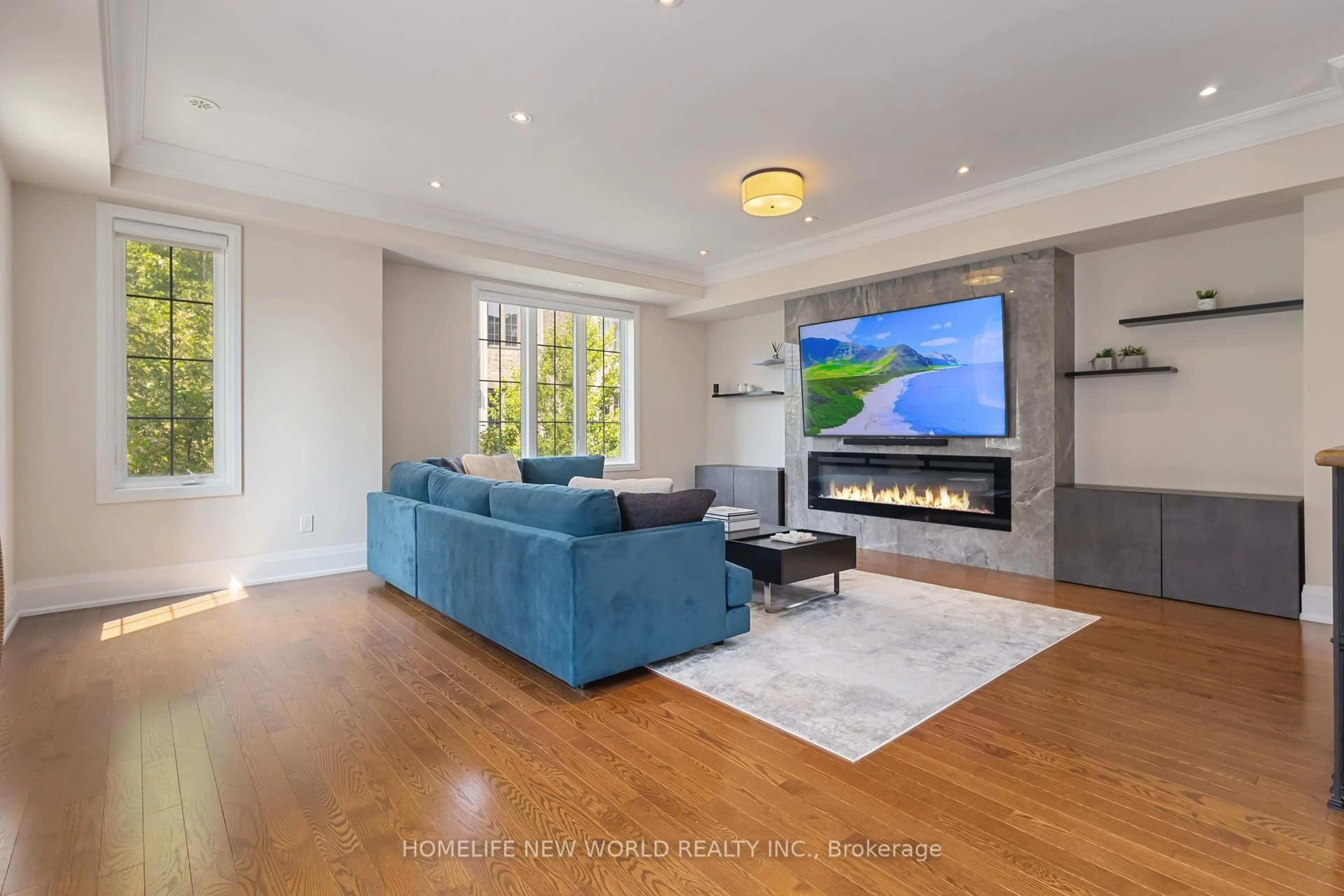 Living room with furniture, unknown for 22 American Elm Way, Markham Ontario L3R 3R8