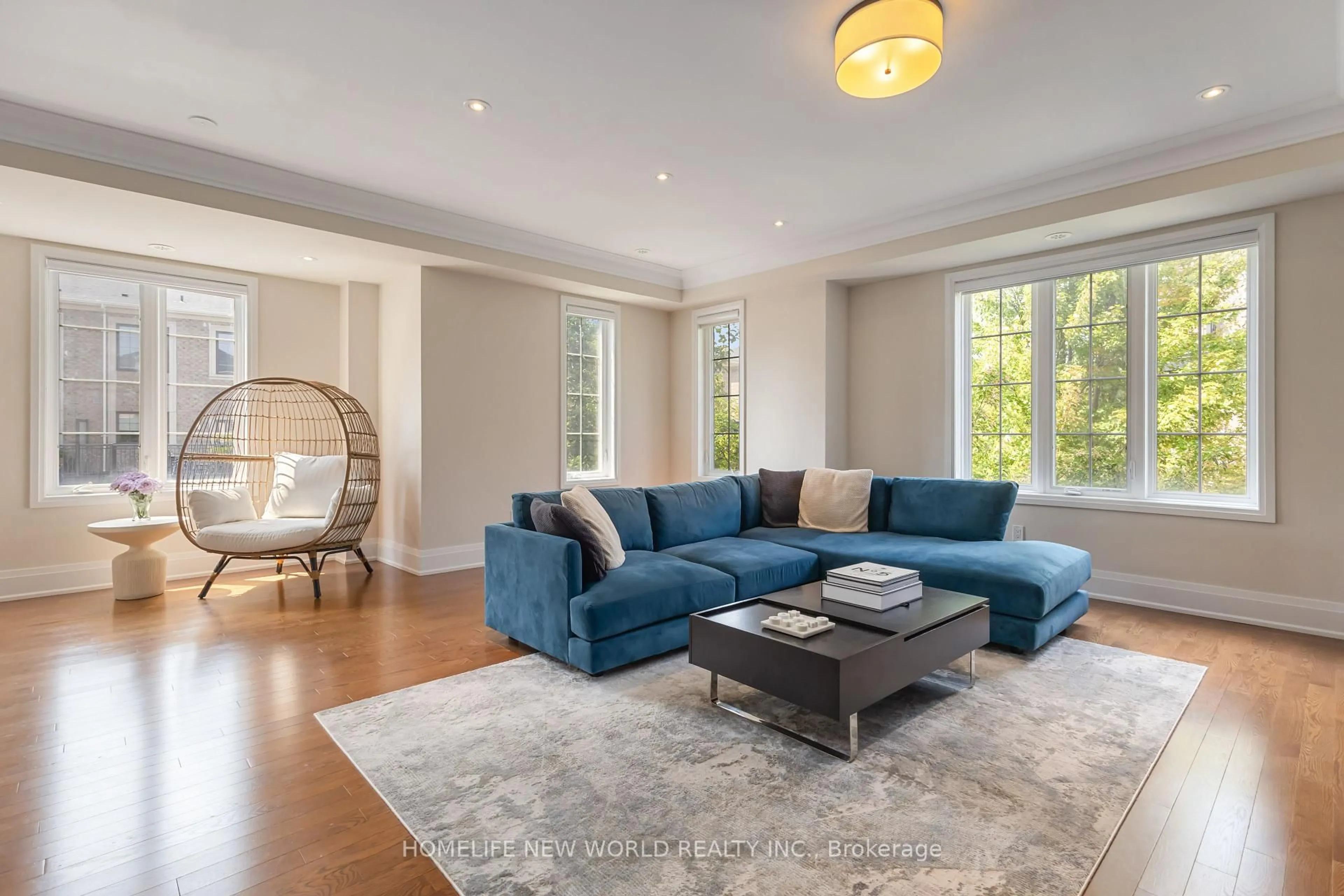 Living room with furniture, unknown for 22 American Elm Way, Markham Ontario L3R 3R8