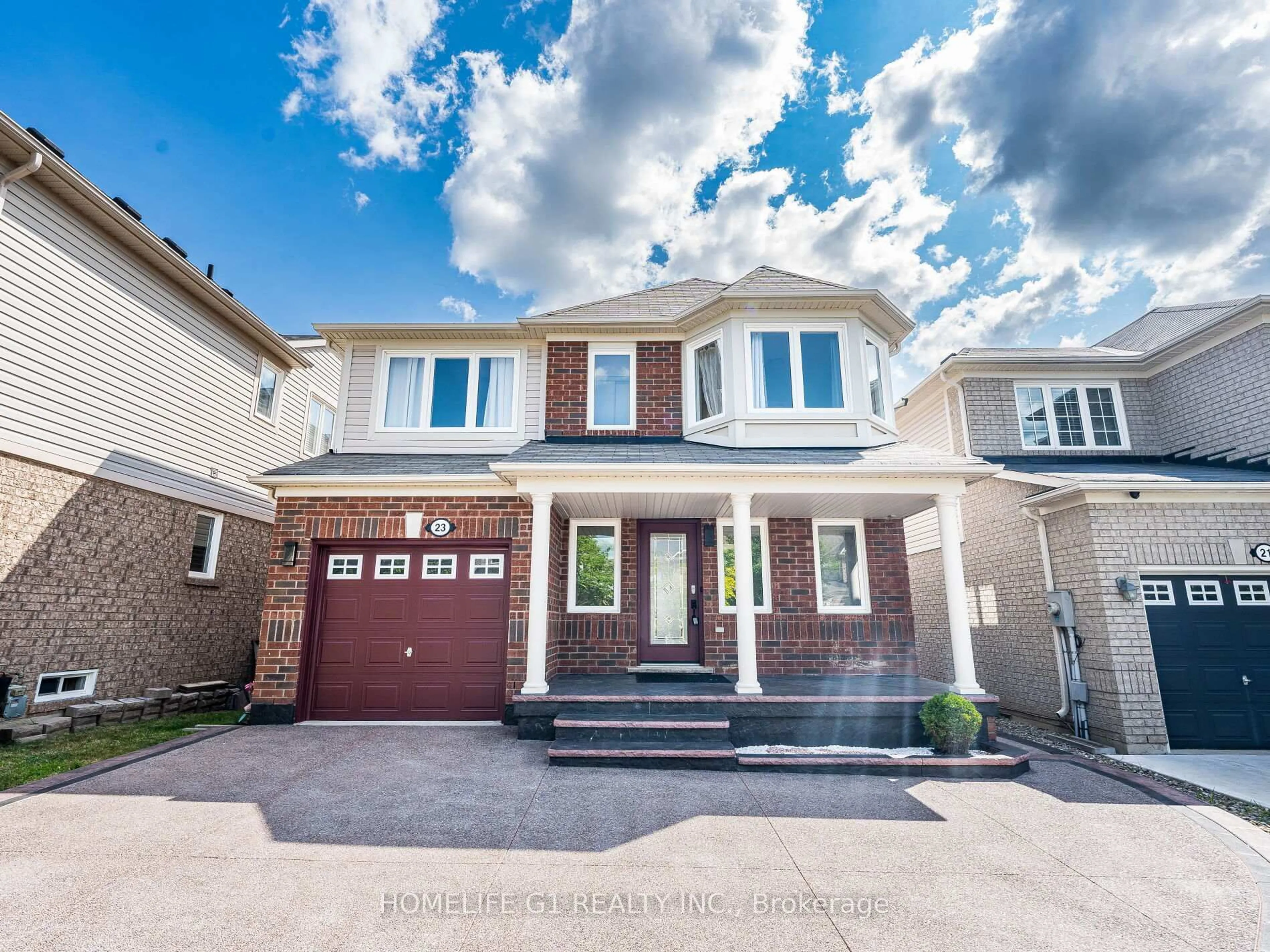 Home with brick exterior material, street for 23 Davidson Dr, New Tecumseth Ontario L9R 0E4
