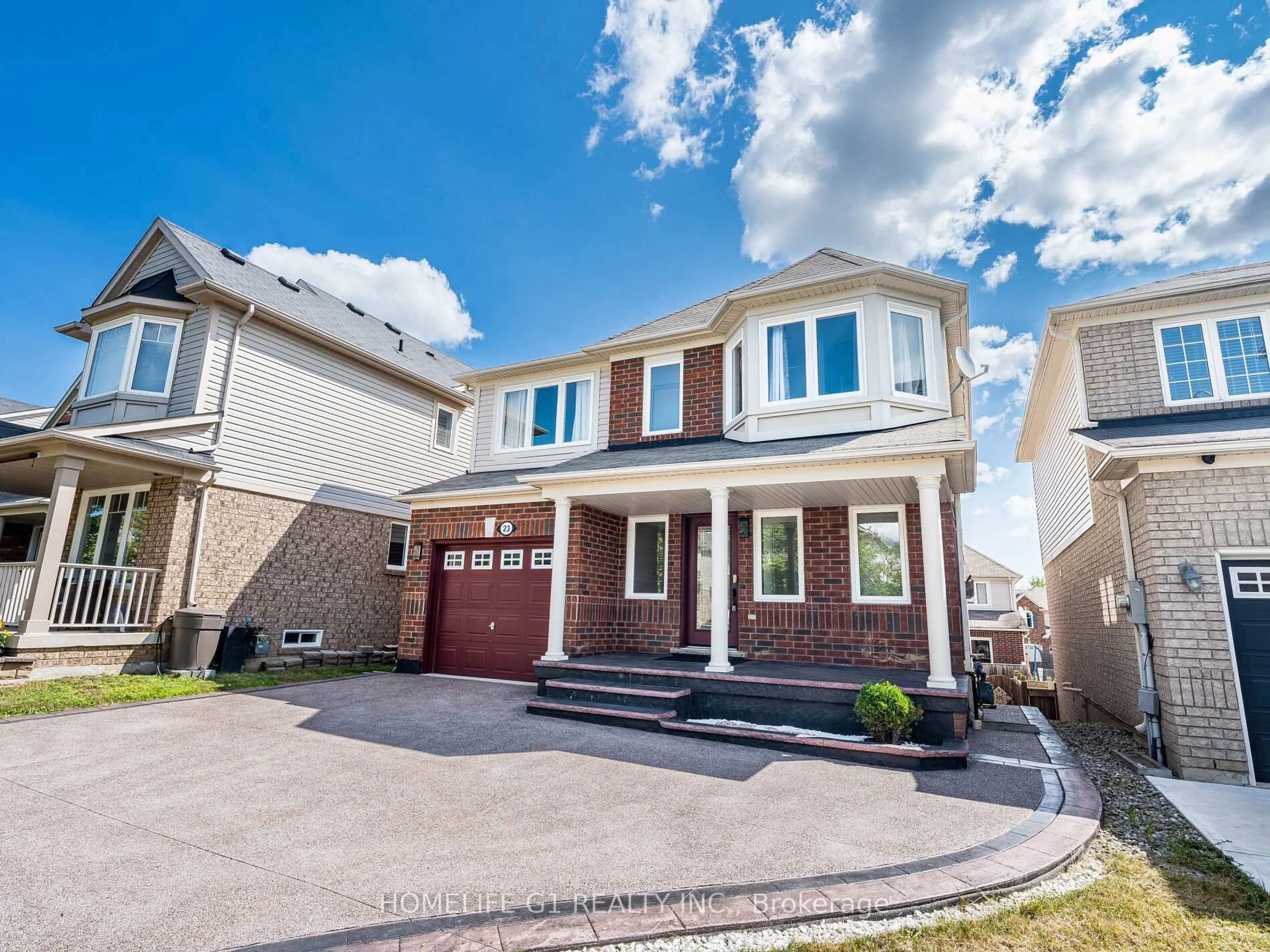Home with brick exterior material, street for 23 Davidson Dr, New Tecumseth Ontario L9R 0E4