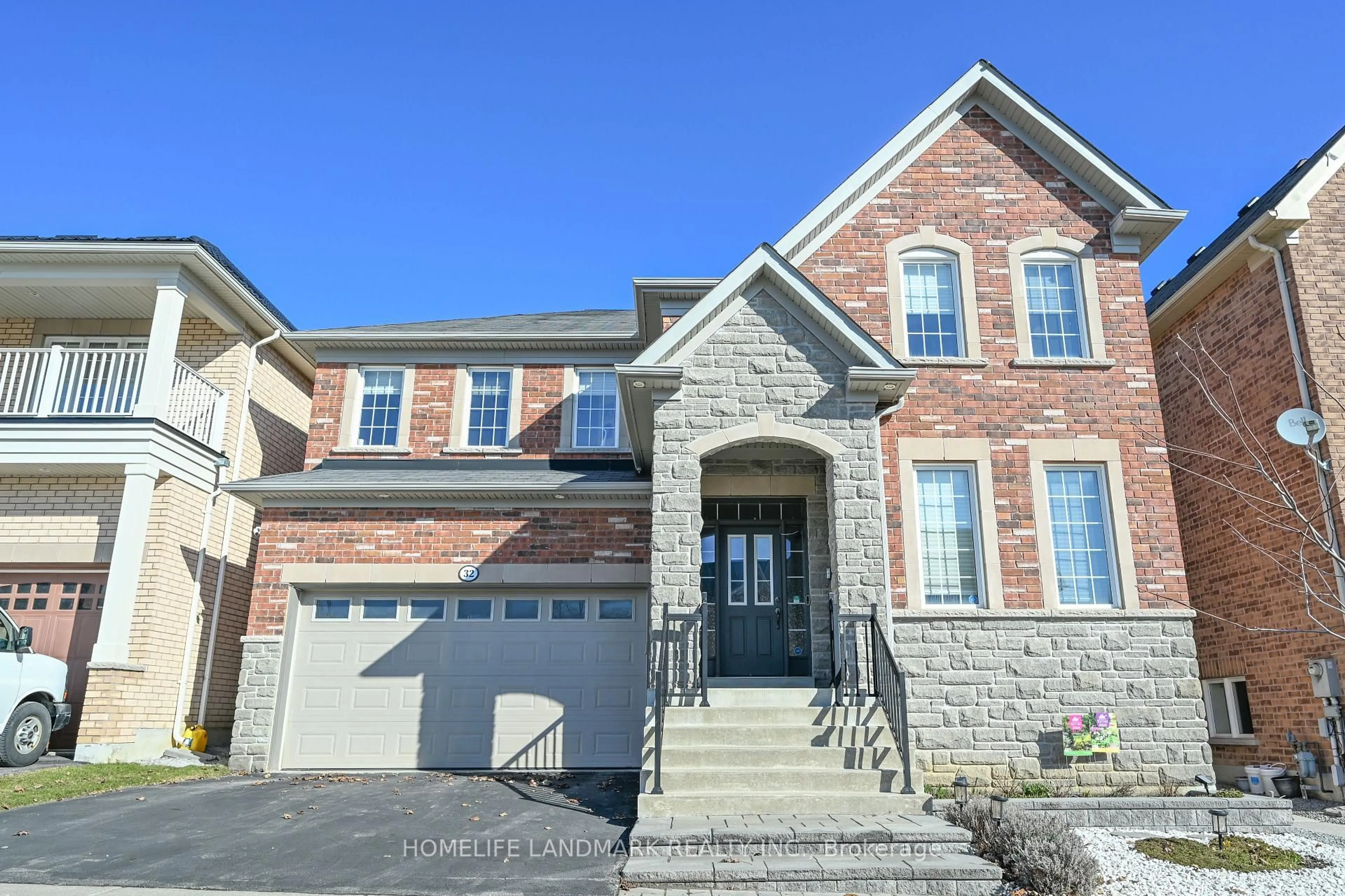 Home with brick exterior material, street for 32 Brightside Ave, Richmond Hill Ontario L4E 0P6