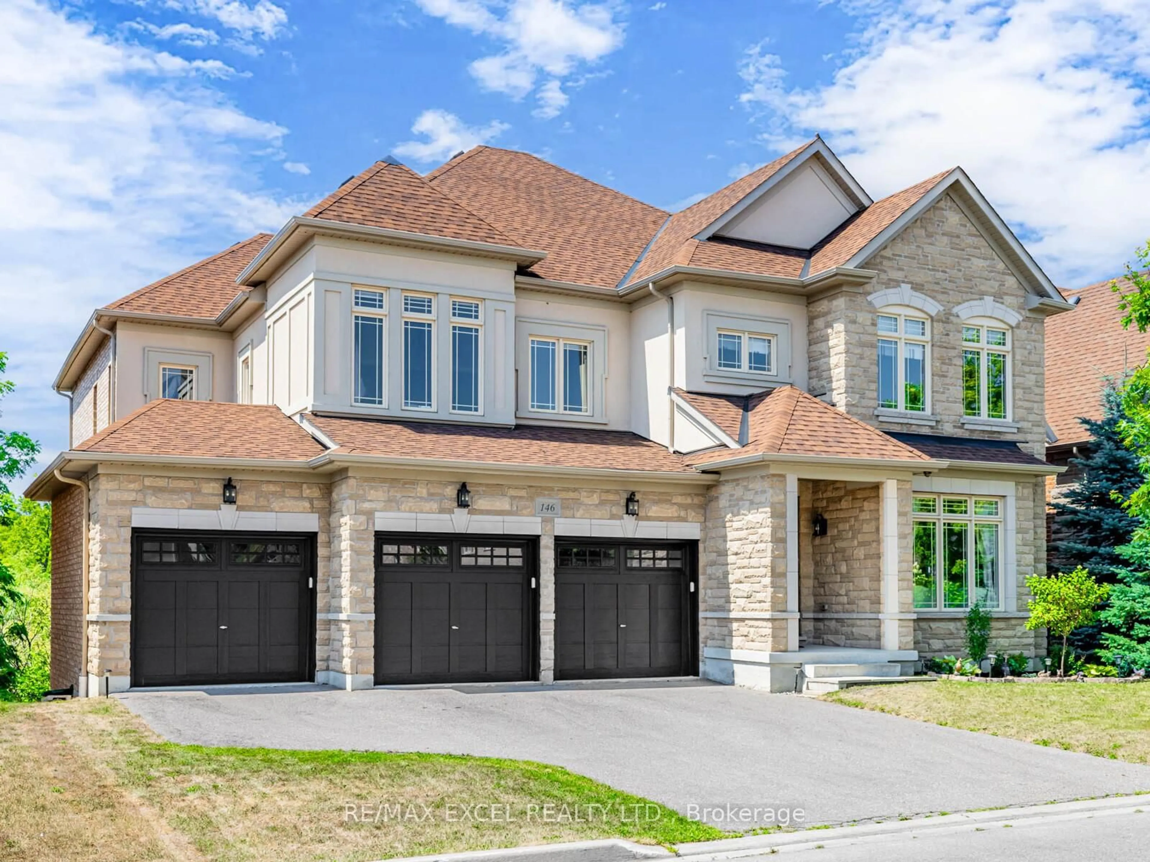Home with brick exterior material, street for 146 Upper Post Rd, Vaughan Ontario L6A 4J9