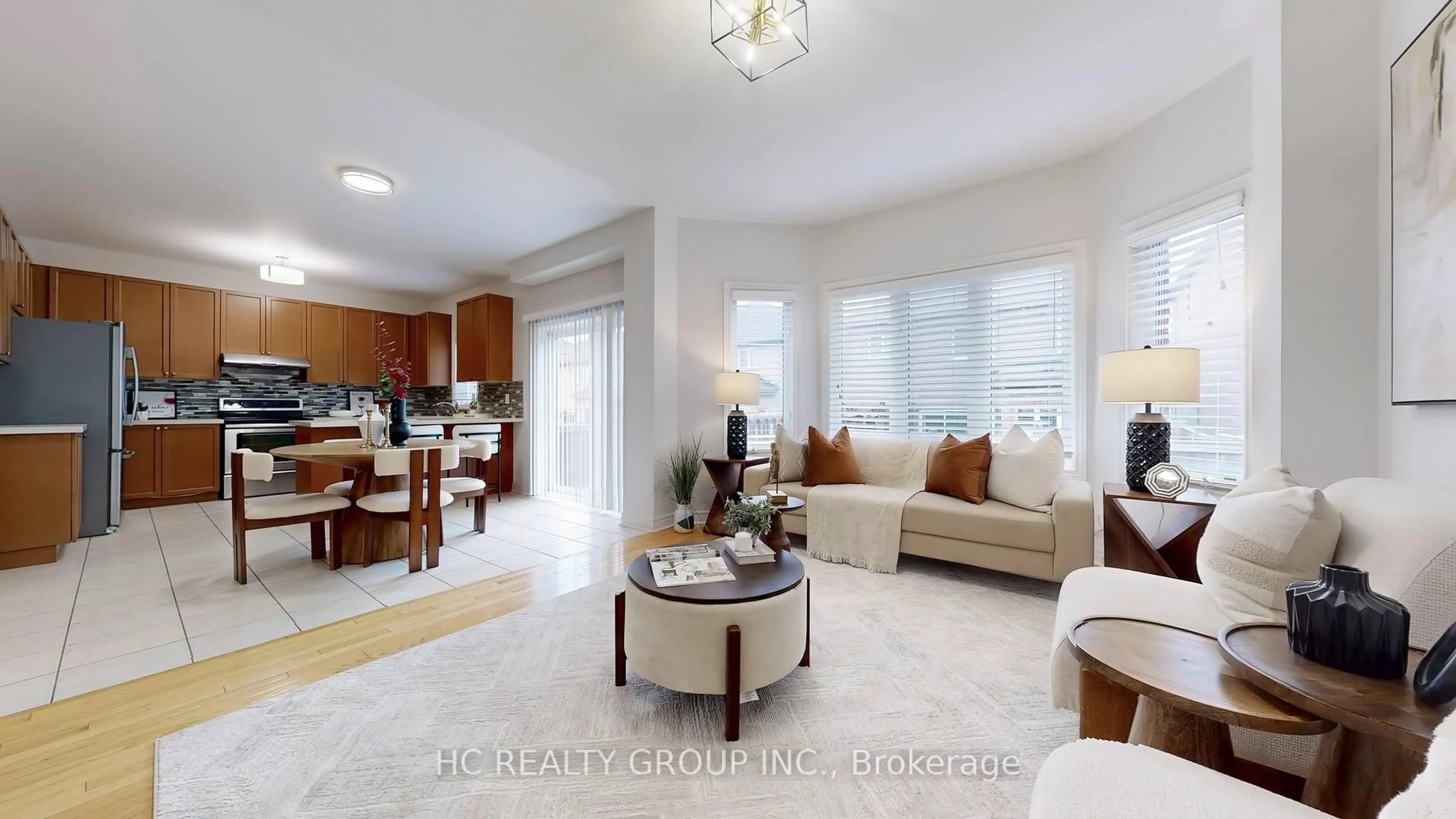 Living room with furniture, ceramic/tile floor for 102 Timna Cres, Vaughan Ontario L6A 0X1