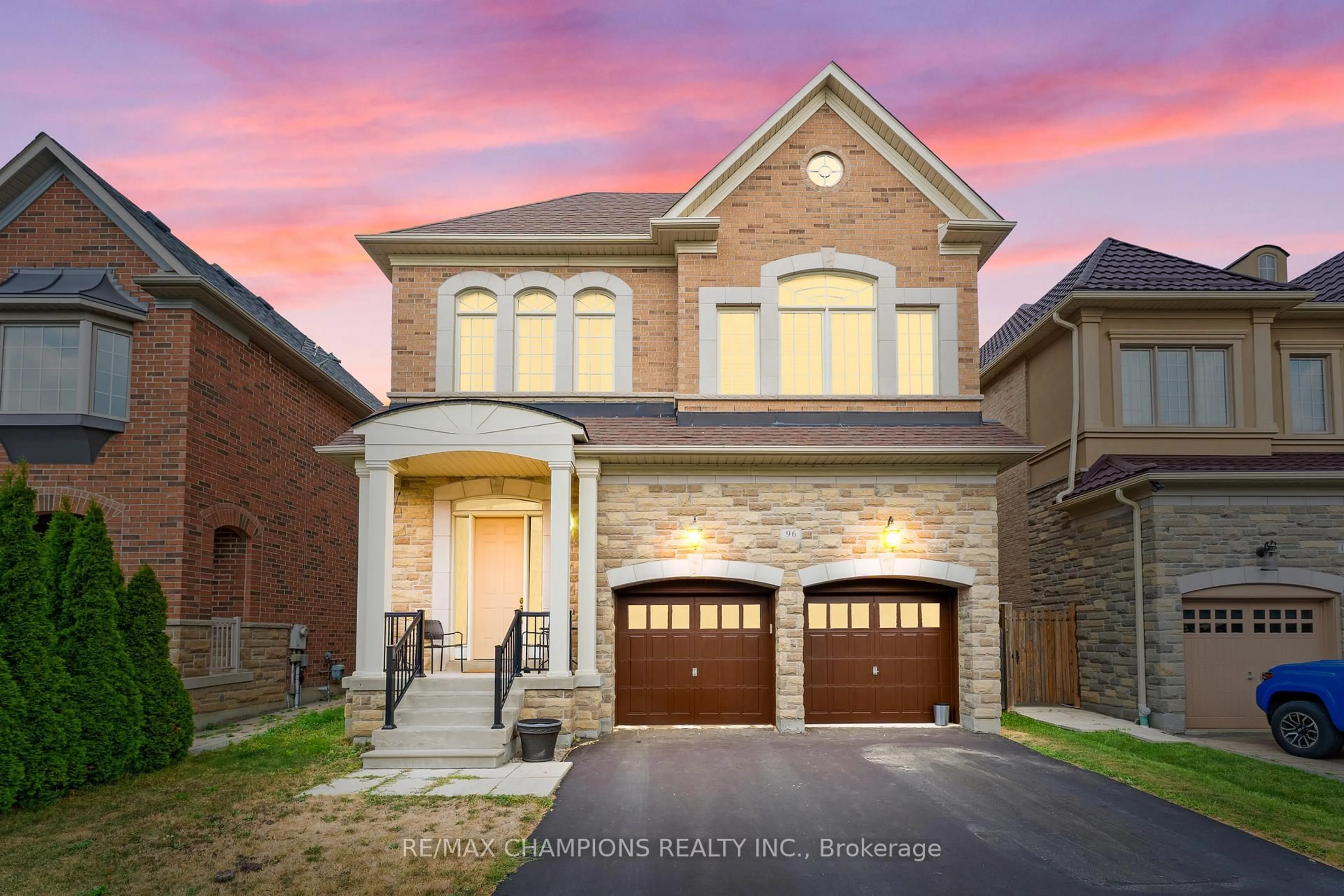 Home with brick exterior material, street for 96 Wardlaw Pl, Vaughan Ontario L4H 0Z8