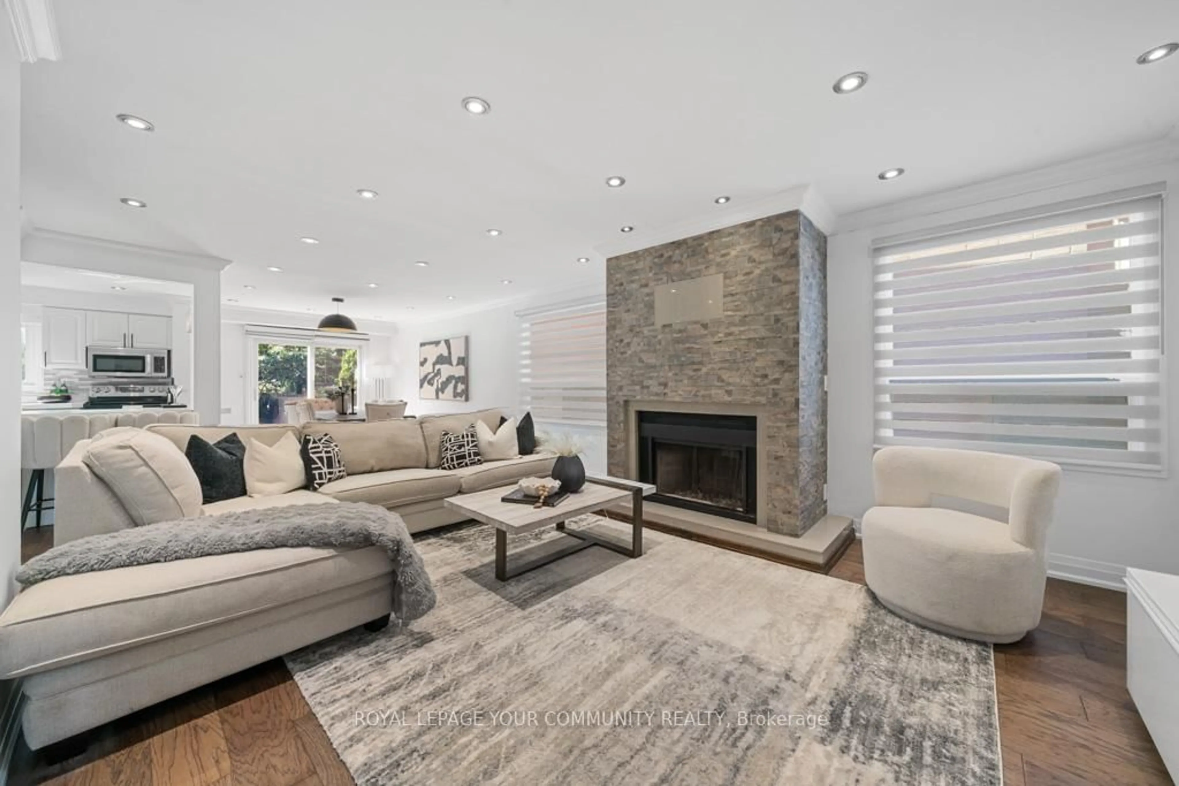 Living room with furniture, unknown for 65 Westhampton Dr, Vaughan Ontario L4J 7H5