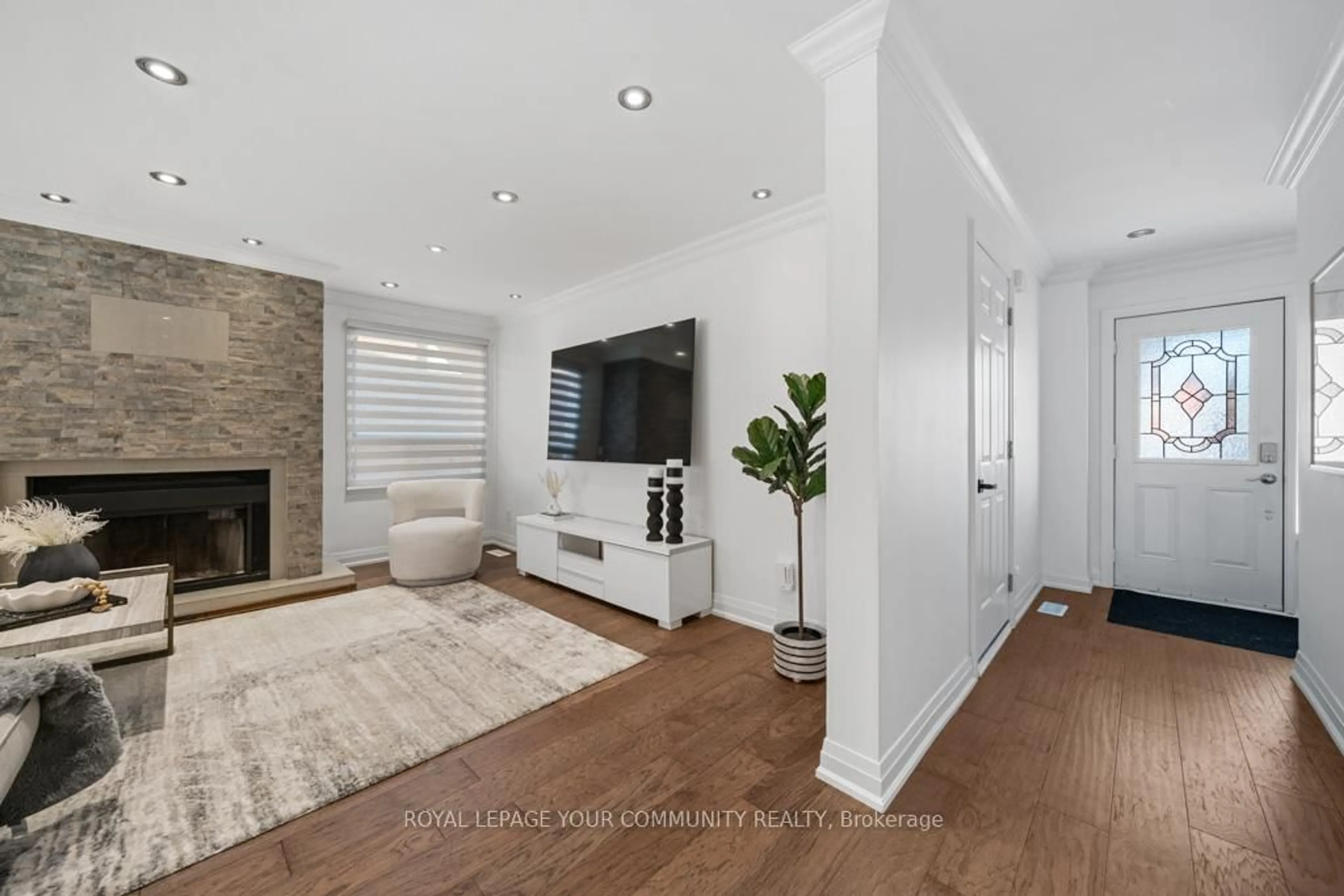 Living room with furniture, unknown for 65 Westhampton Dr, Vaughan Ontario L4J 7H5
