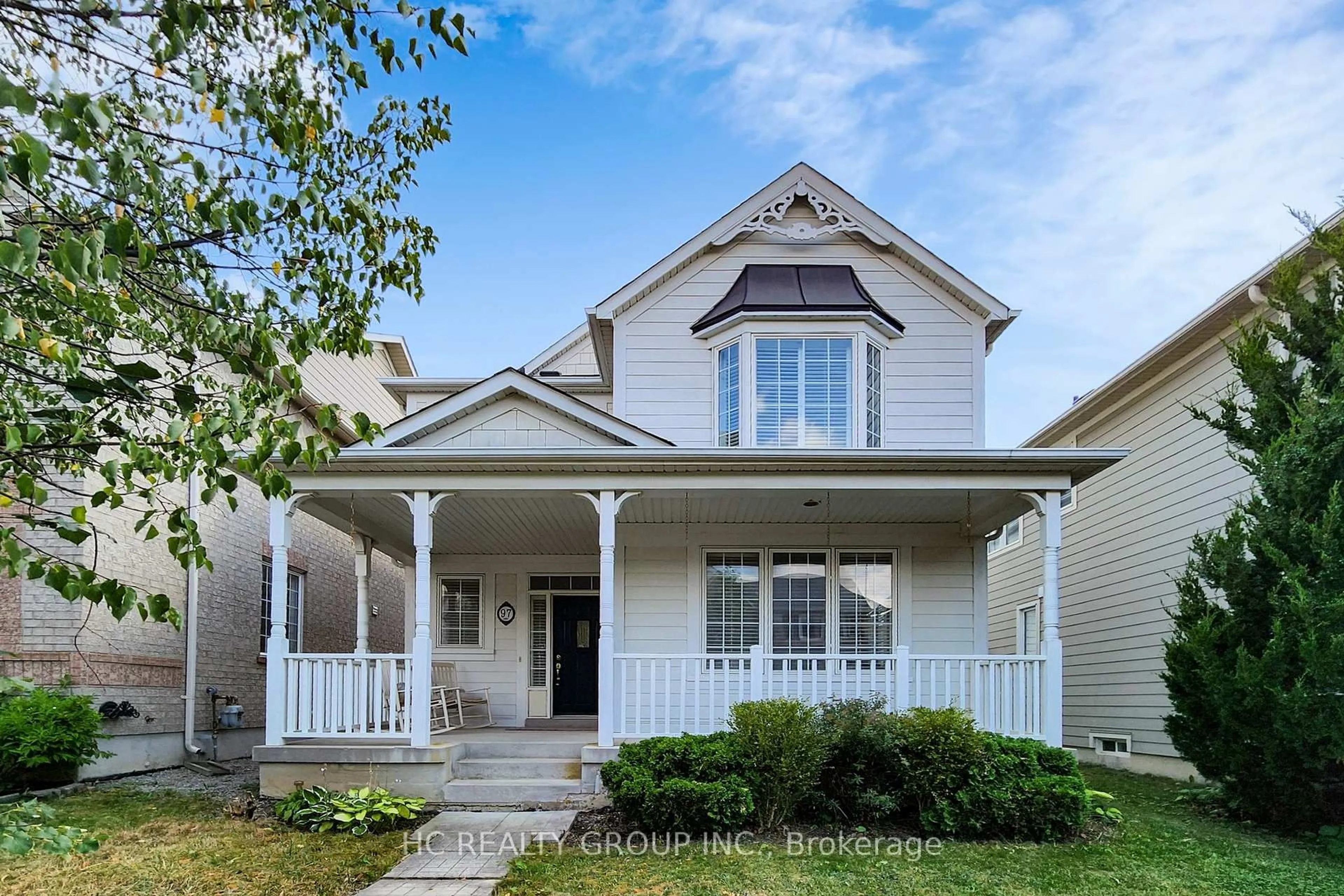 Home with vinyl exterior material, street for 97 Morning Dove Dr, Markham Ontario L6B 1M3