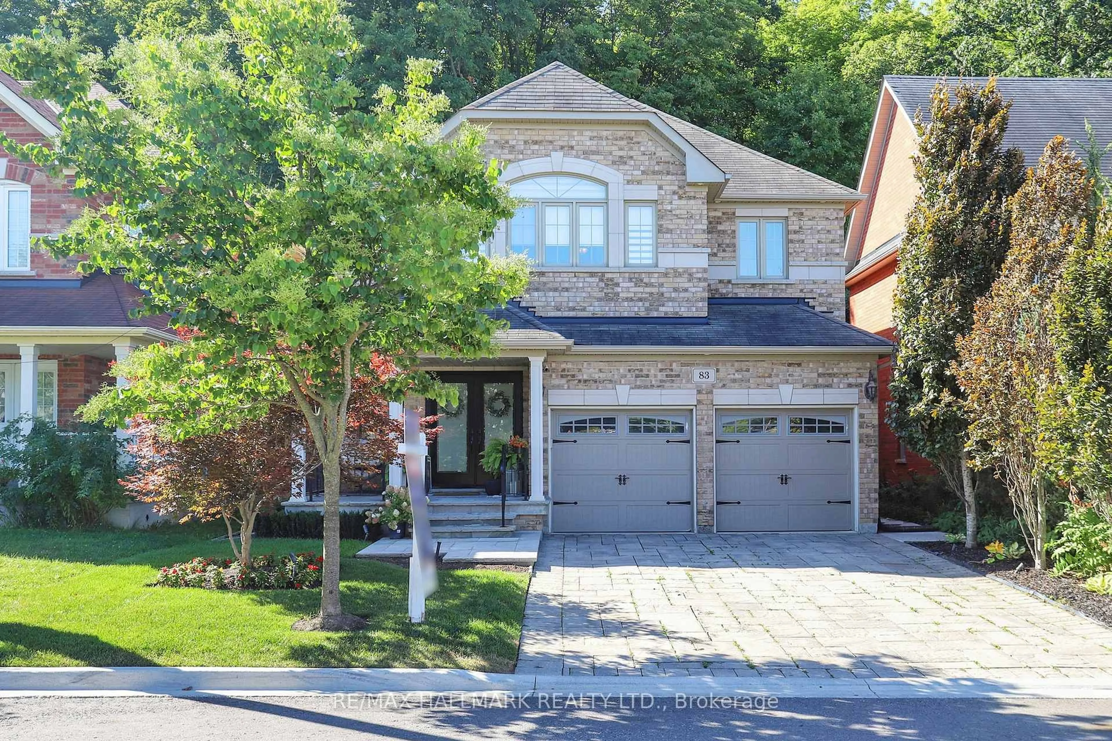 Home with brick exterior material, street for 83 Via Borghese St, Vaughan Ontario L4H 0Y6