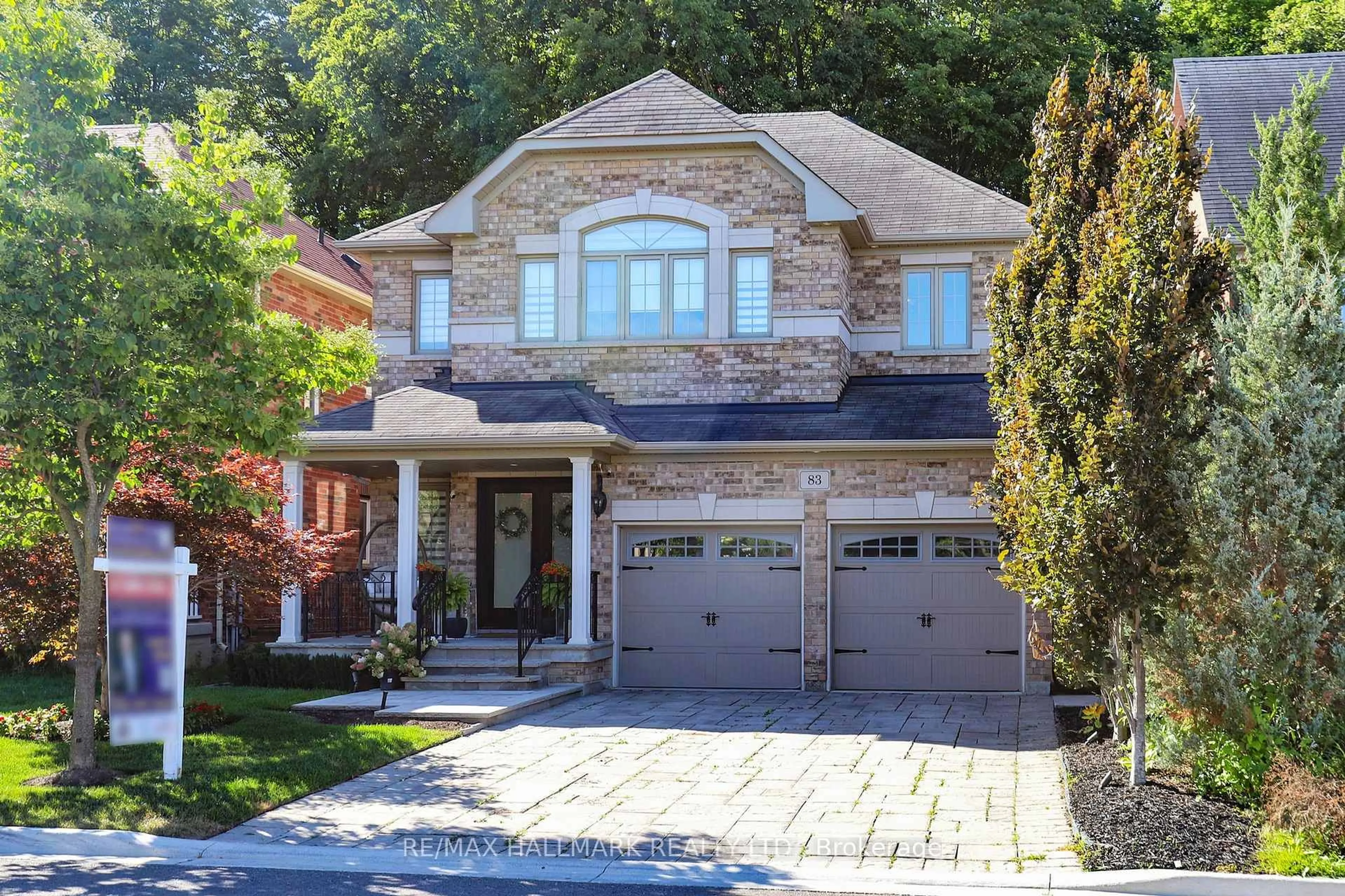 Home with brick exterior material, street for 83 Via Borghese St, Vaughan Ontario L4H 0Y6