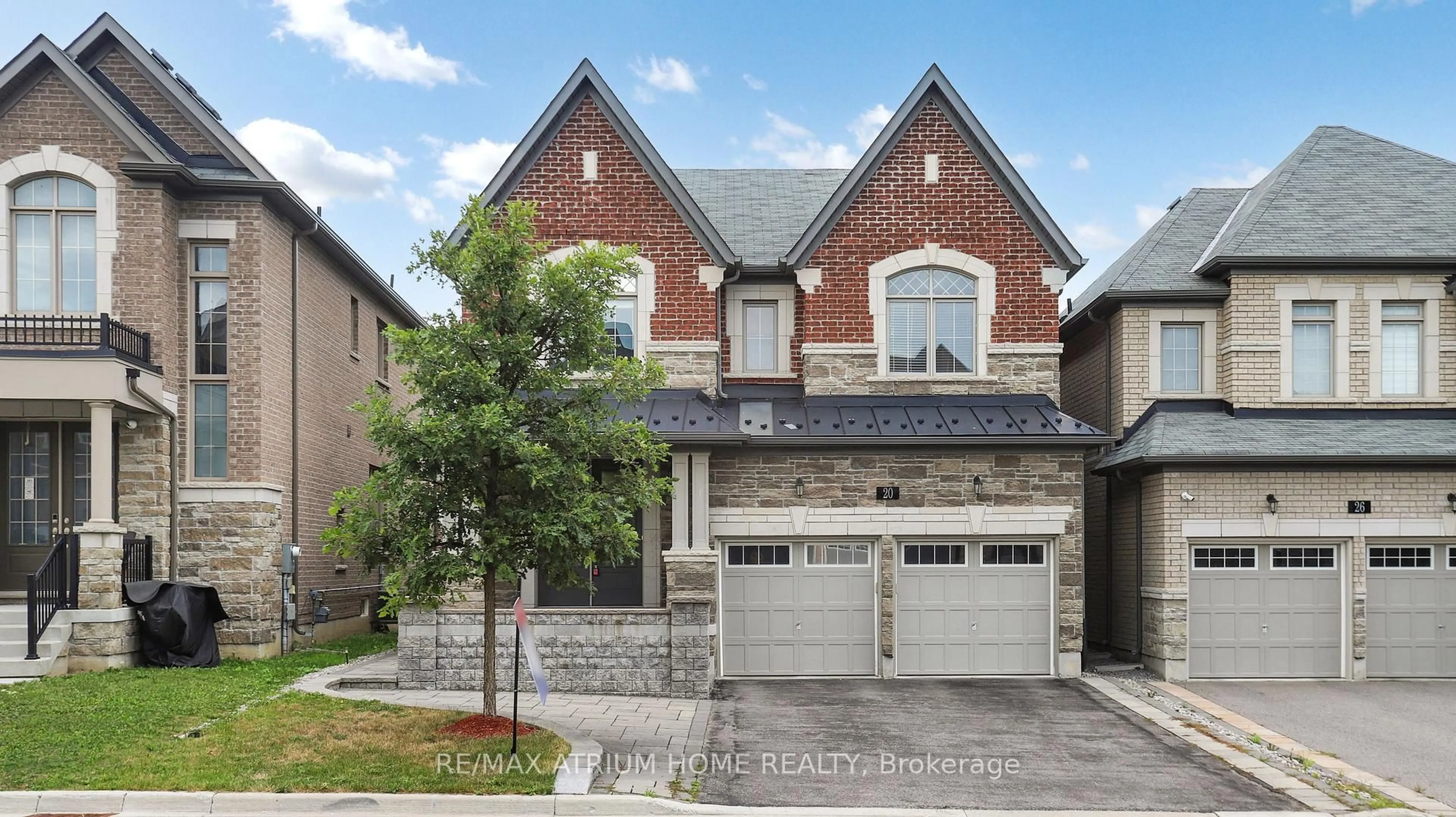 Home with brick exterior material, street for 20 Starkweather St, Aurora Ontario L4G 0Z3