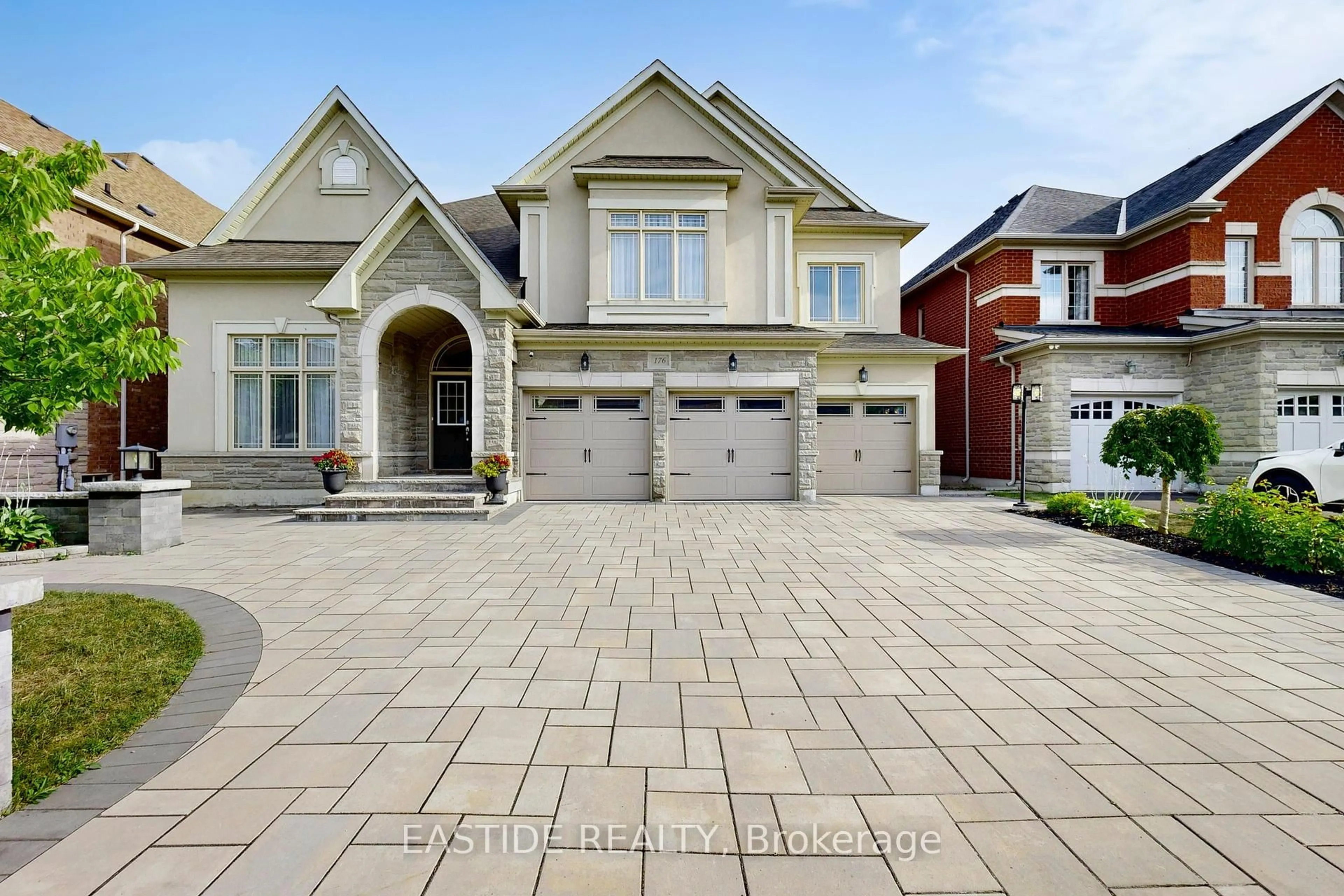 Home with brick exterior material, street for 176 Upper Post Rd, Vaughan Ontario L6A 4J9