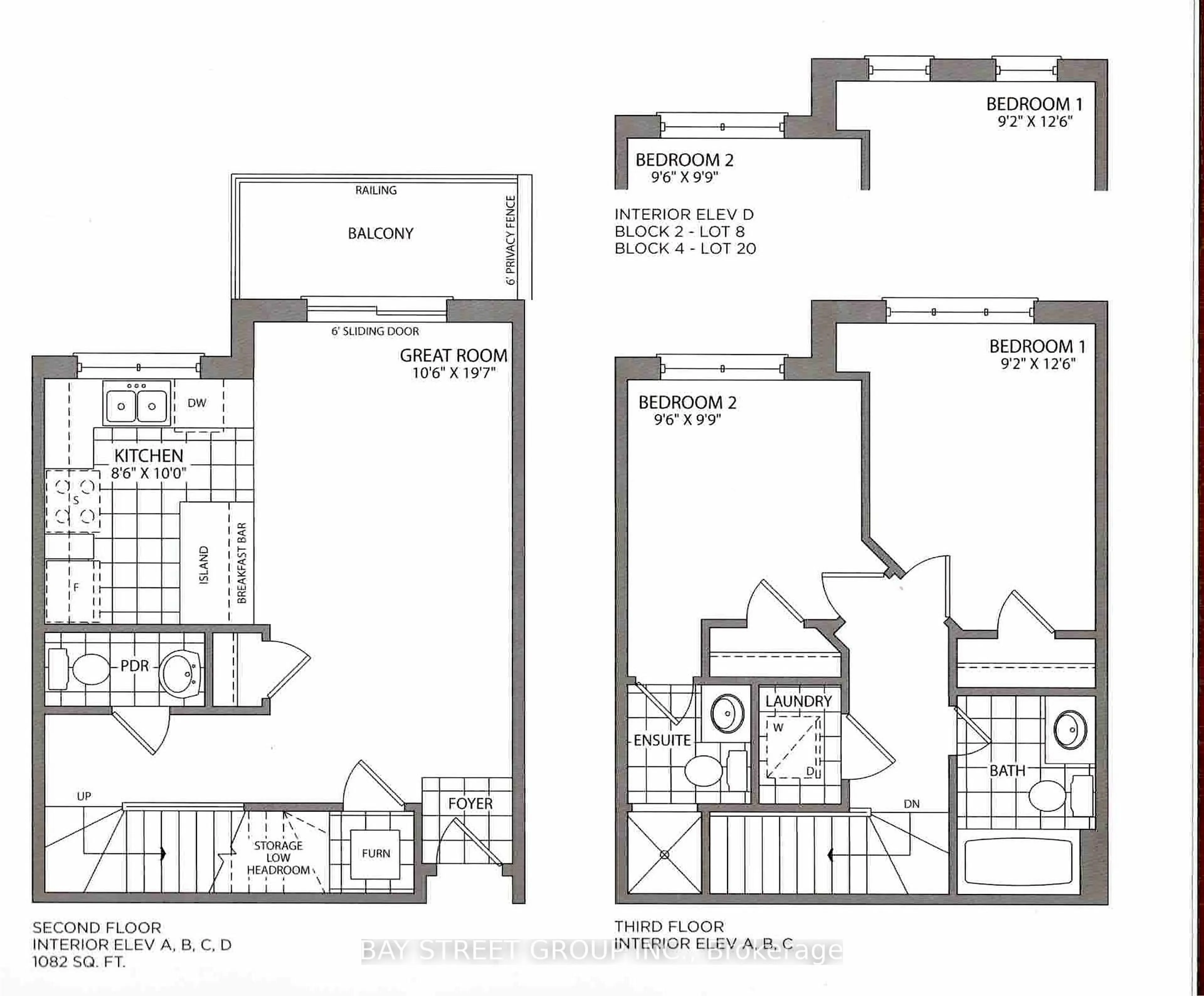 Floor plan for 196 Pine Grove Rd #3, Vaughan Ontario L4L 0H8