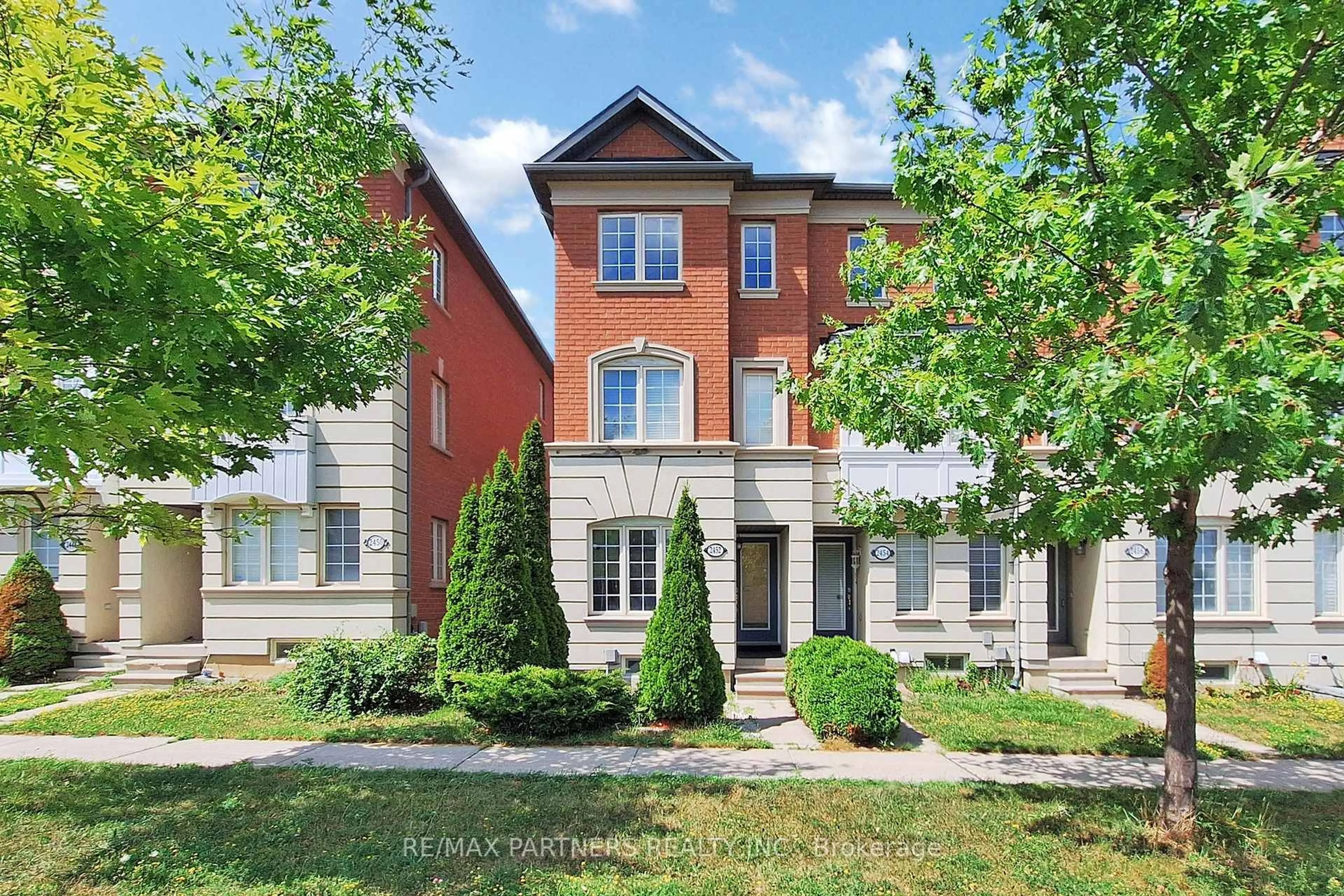 Home with brick exterior material, street for 2452 Bur Oak Ave, Markham Ontario L6B 1J8