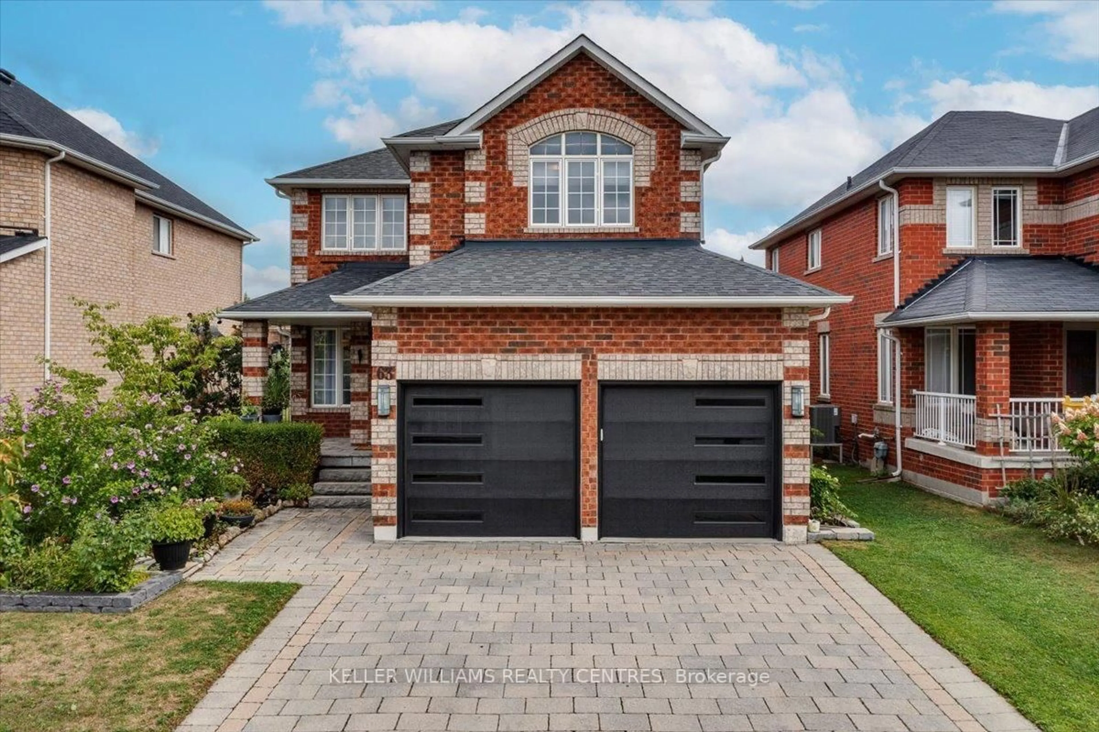 Home with brick exterior material, street for 63 Kerfoot Cres, Georgina Ontario L4P 4H2