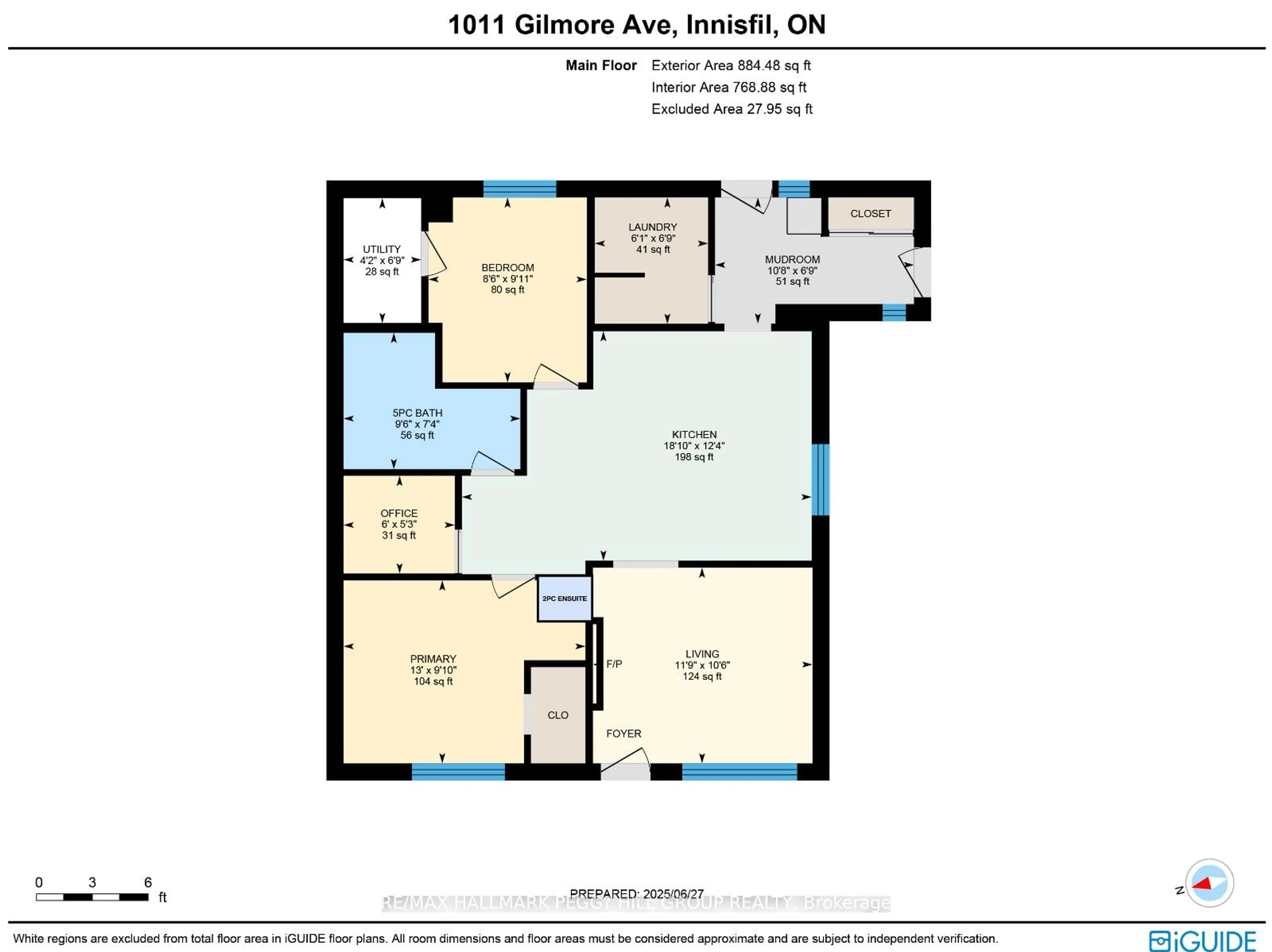 Floor plan for 1011 Gilmore Ave, Innisfil Ontario L0L 1W0