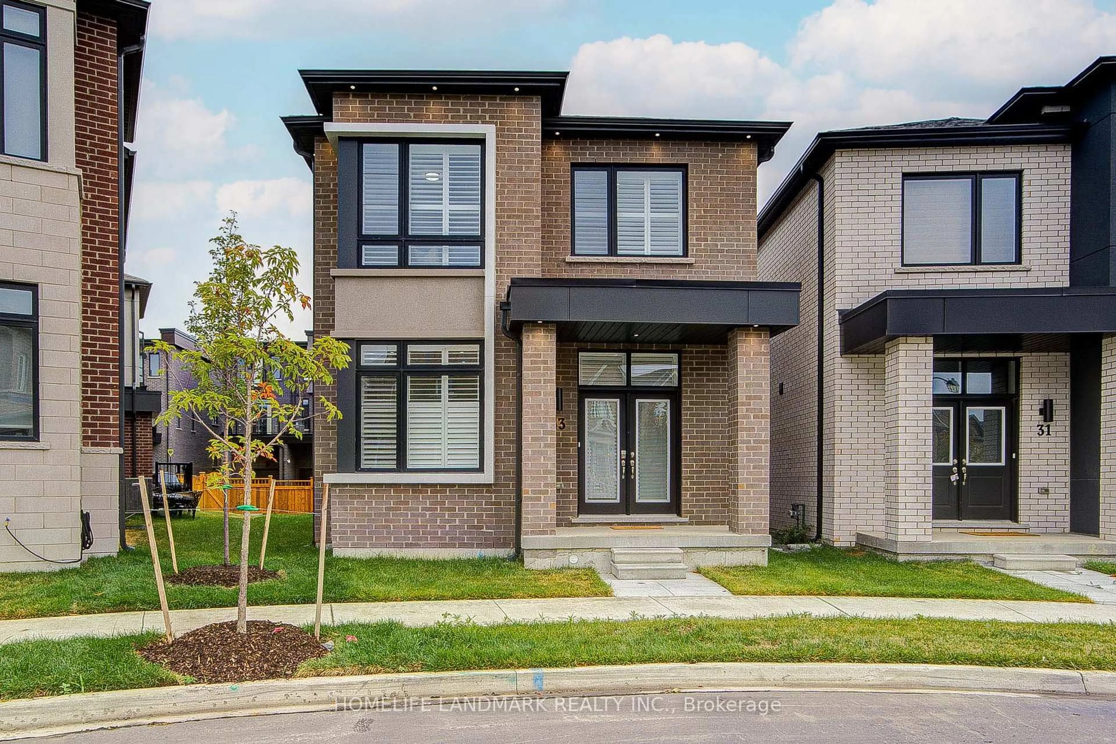 Home with brick exterior material, street for 33 Golden Fern St, Markham Ontario L6B 0V3