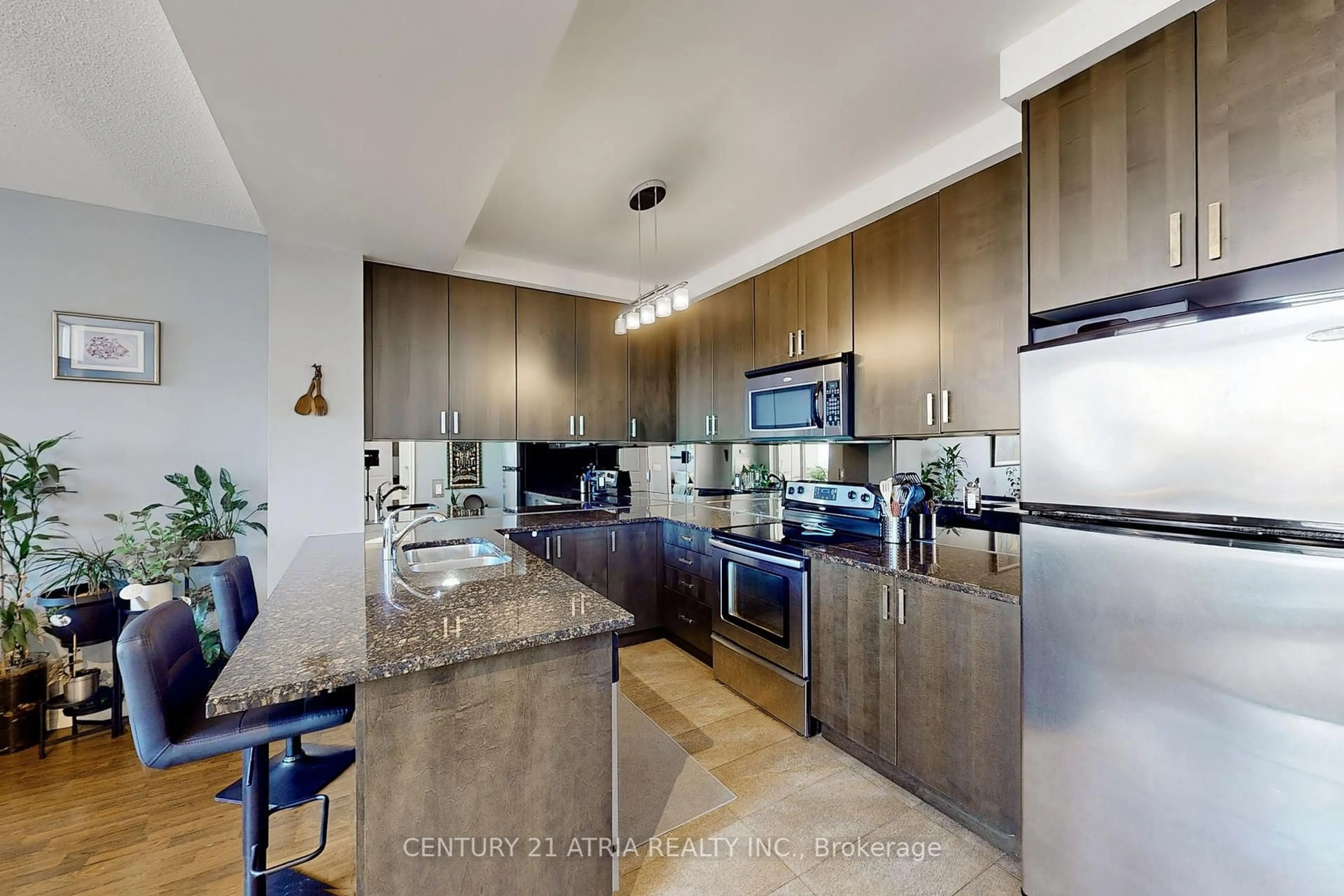 Open concept kitchen, unknown for 9235 Jane St #1609, Vaughan Ontario L6A 0J8