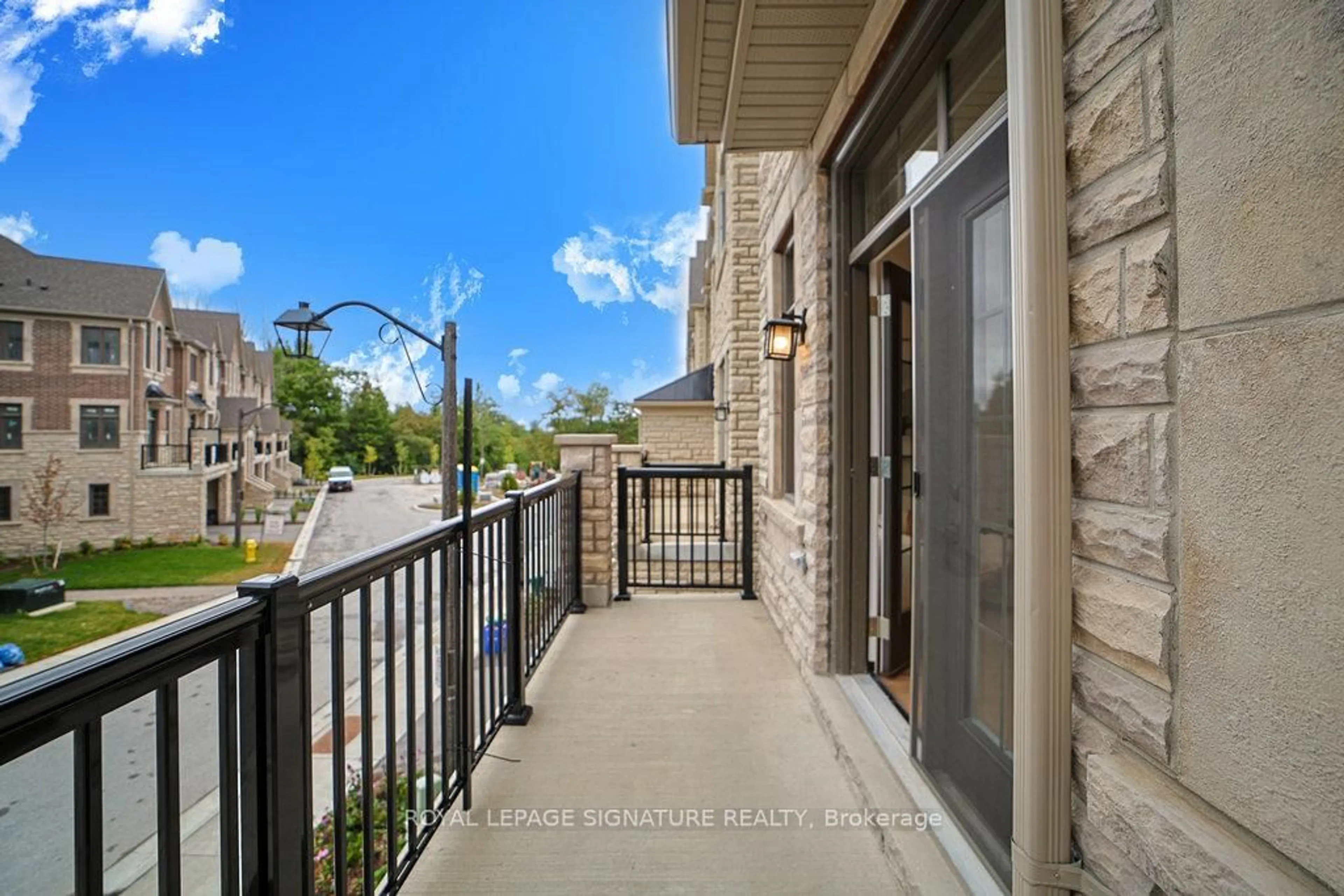 Patio, street for 80 West Village Lane, Markham Ontario L6C 3L5