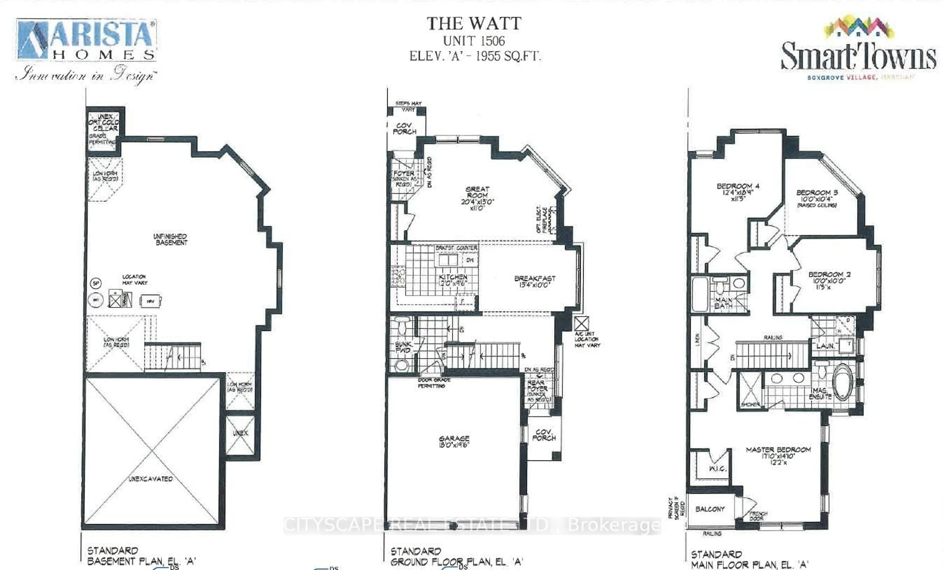 Floor plan for 1 Carneros Way, Markham Ontario L6B 1R2