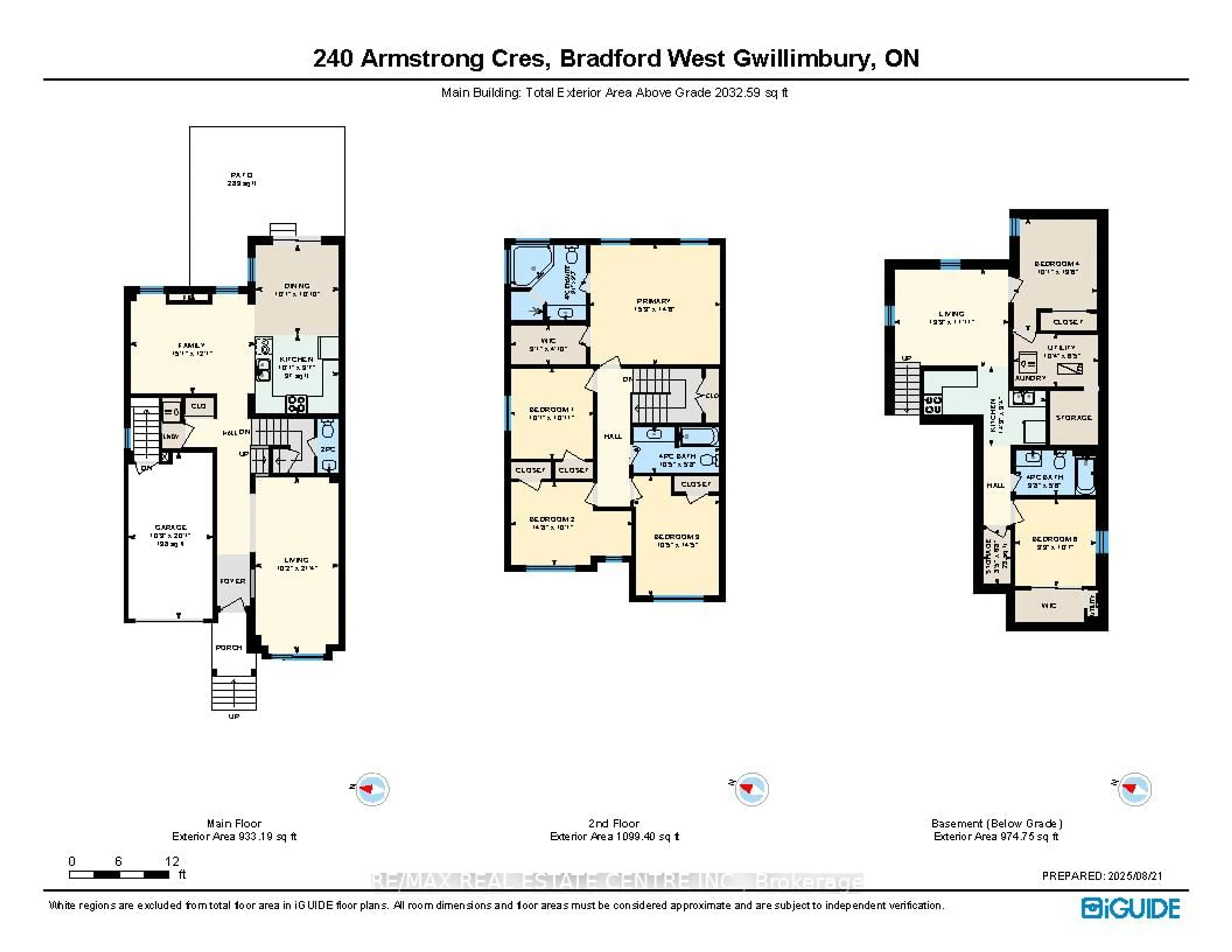 Floor plan for 240 Armstrong Cres, Bradford West Gwillimbury Ontario L3Z 2A4