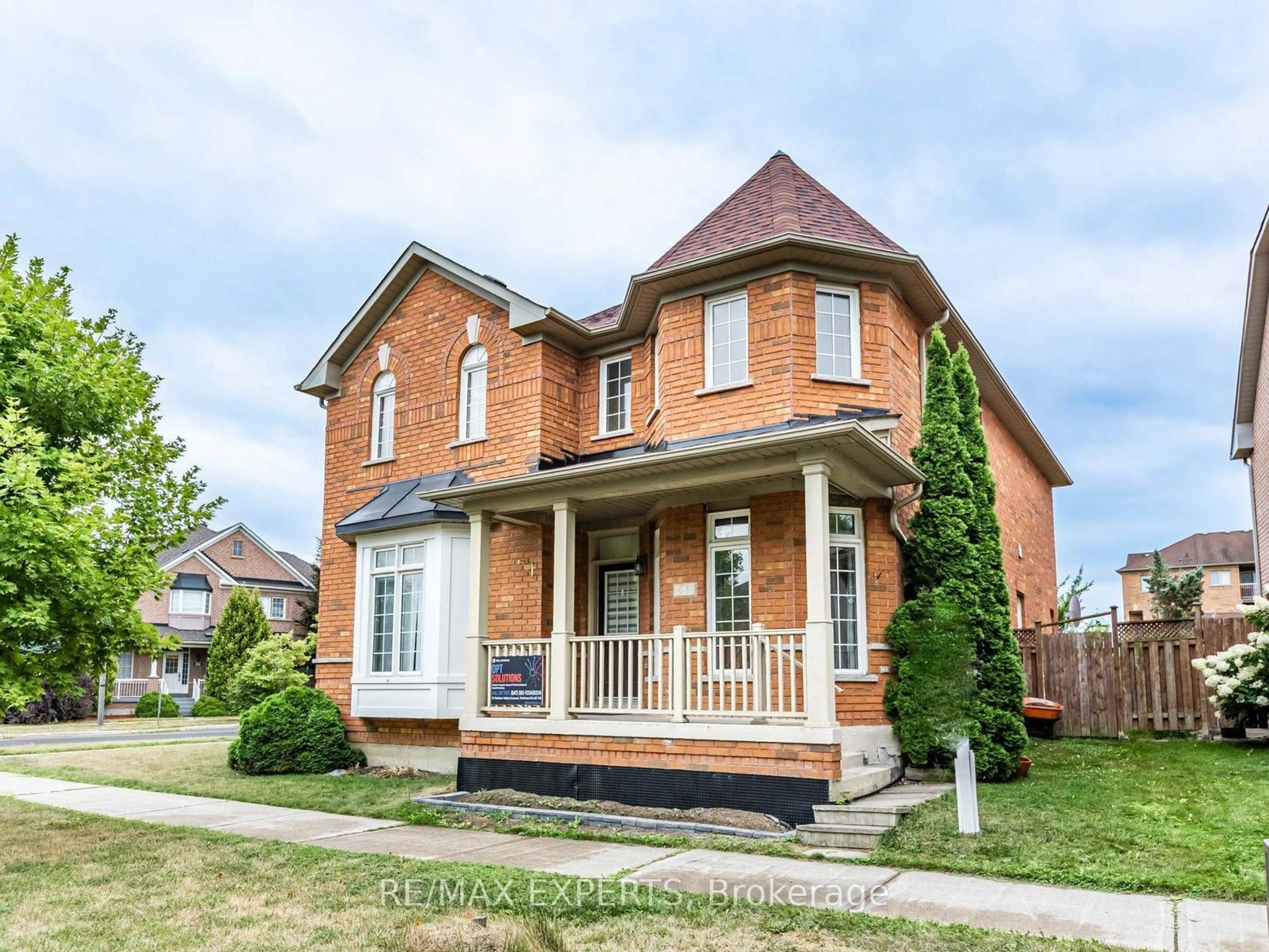 Home with brick exterior material, street for 63 Rainbow Valley Cres, Markham Ontario L6E 1M2