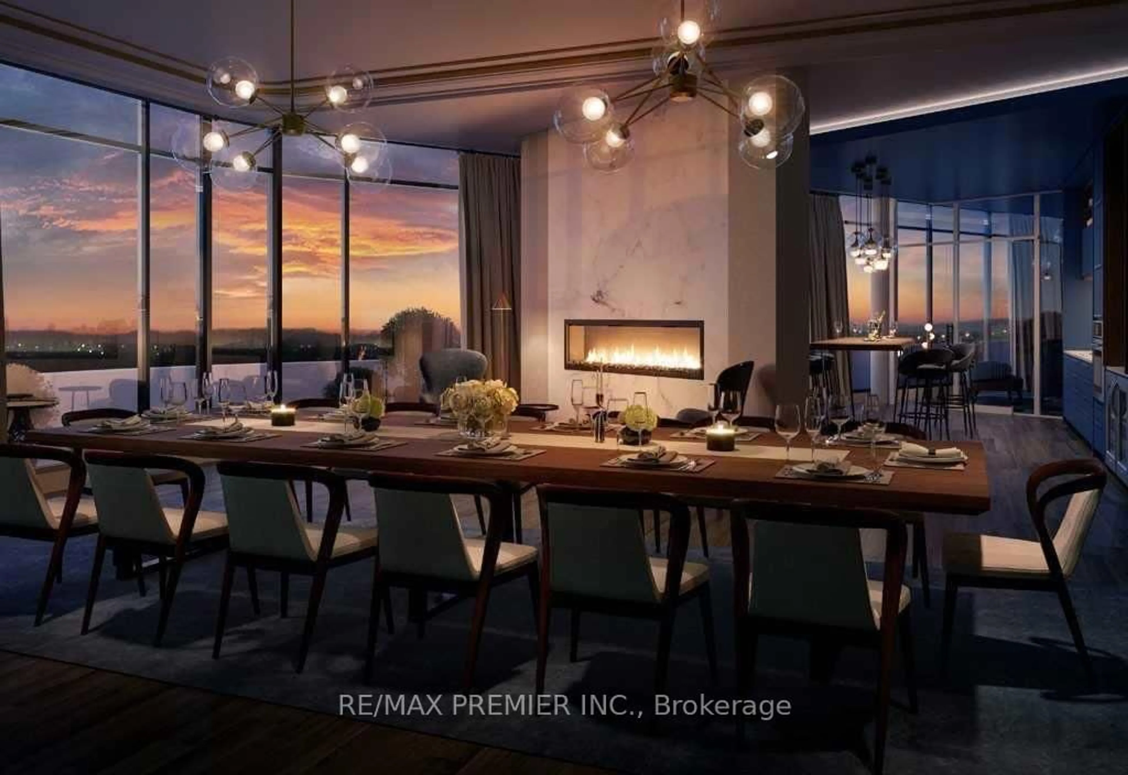 Dining room, ceramic/tile floor for 120 Eagle Rock Way #PH 3, Vaughan Ontario L6A 5C2