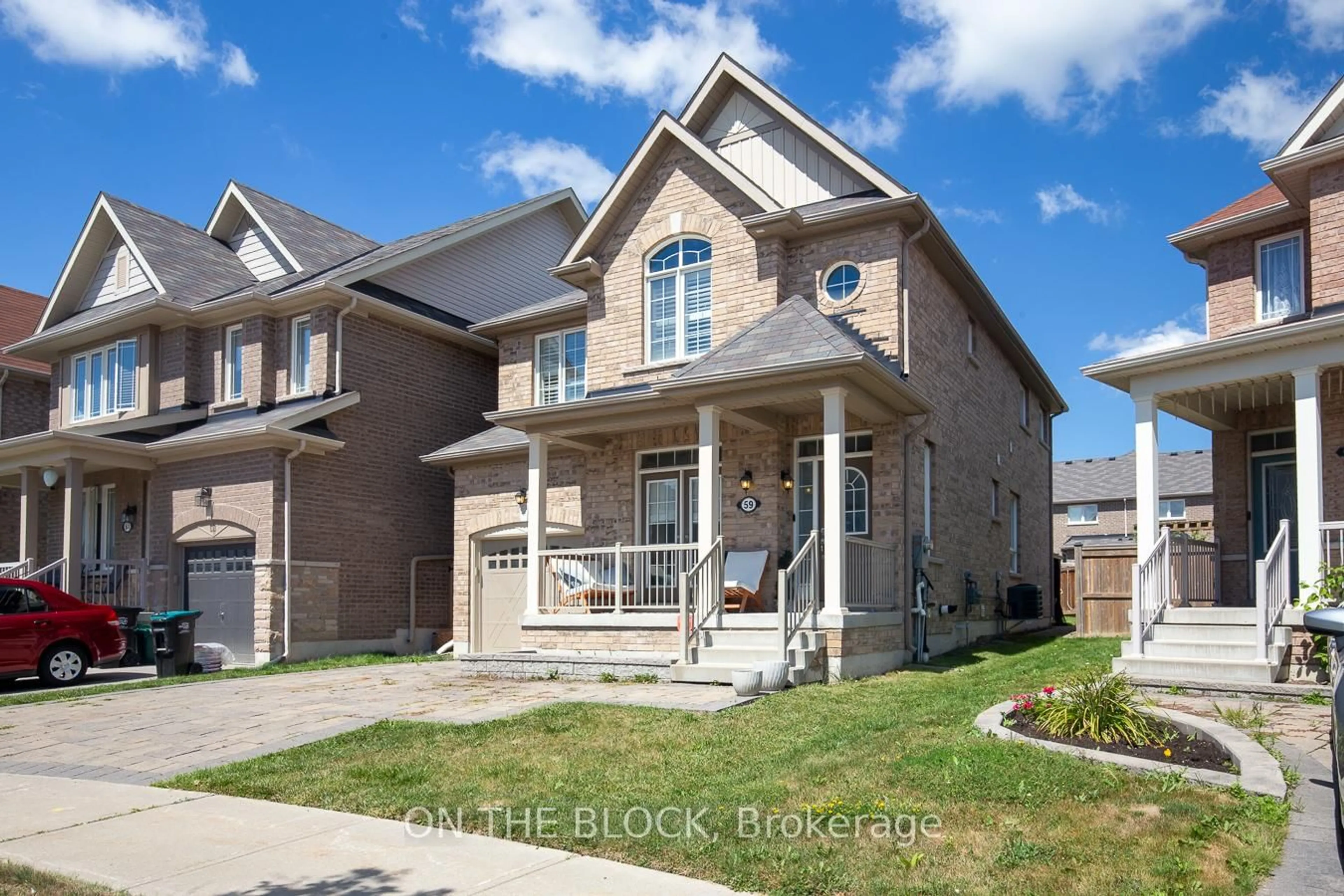 Home with brick exterior material, street for 59 Hawke Cres, New Tecumseth Ontario L0G 1W0