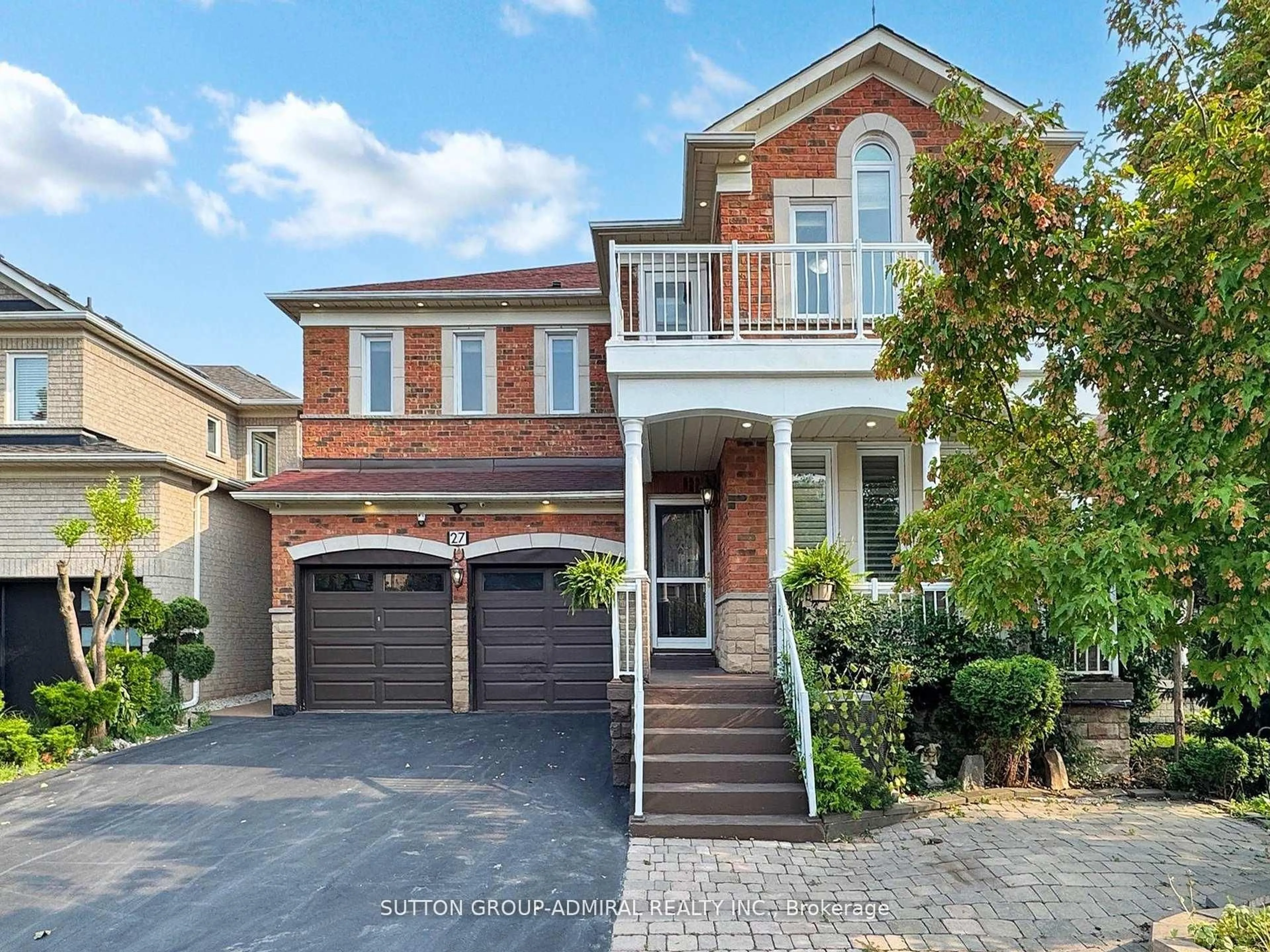 Home with brick exterior material, street for 27 Chipmunk Tr, Vaughan Ontario L4H 2K4