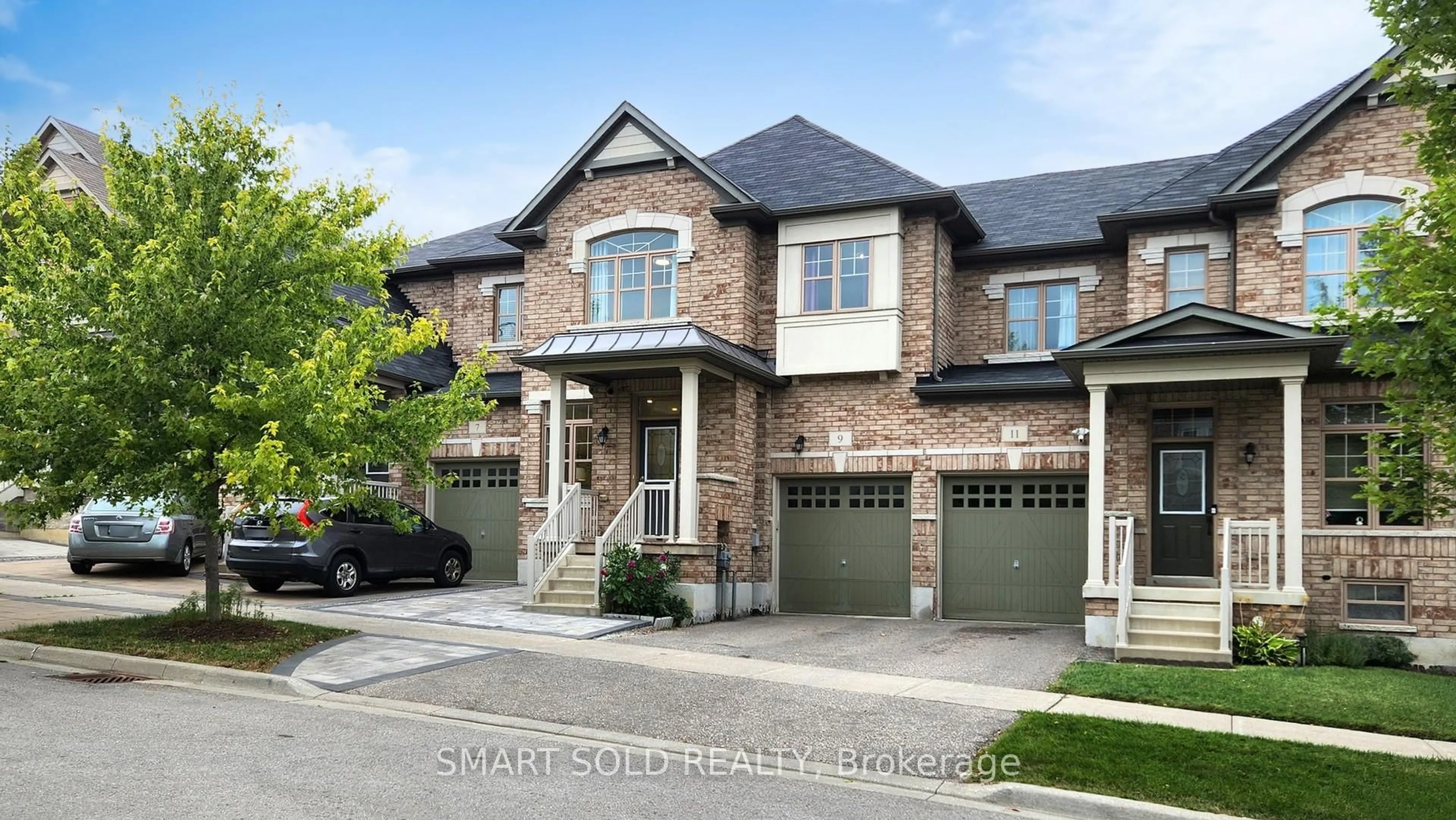 Home with brick exterior material, street for 9 Percy Stover Dr, Markham Ontario L6C 0W2