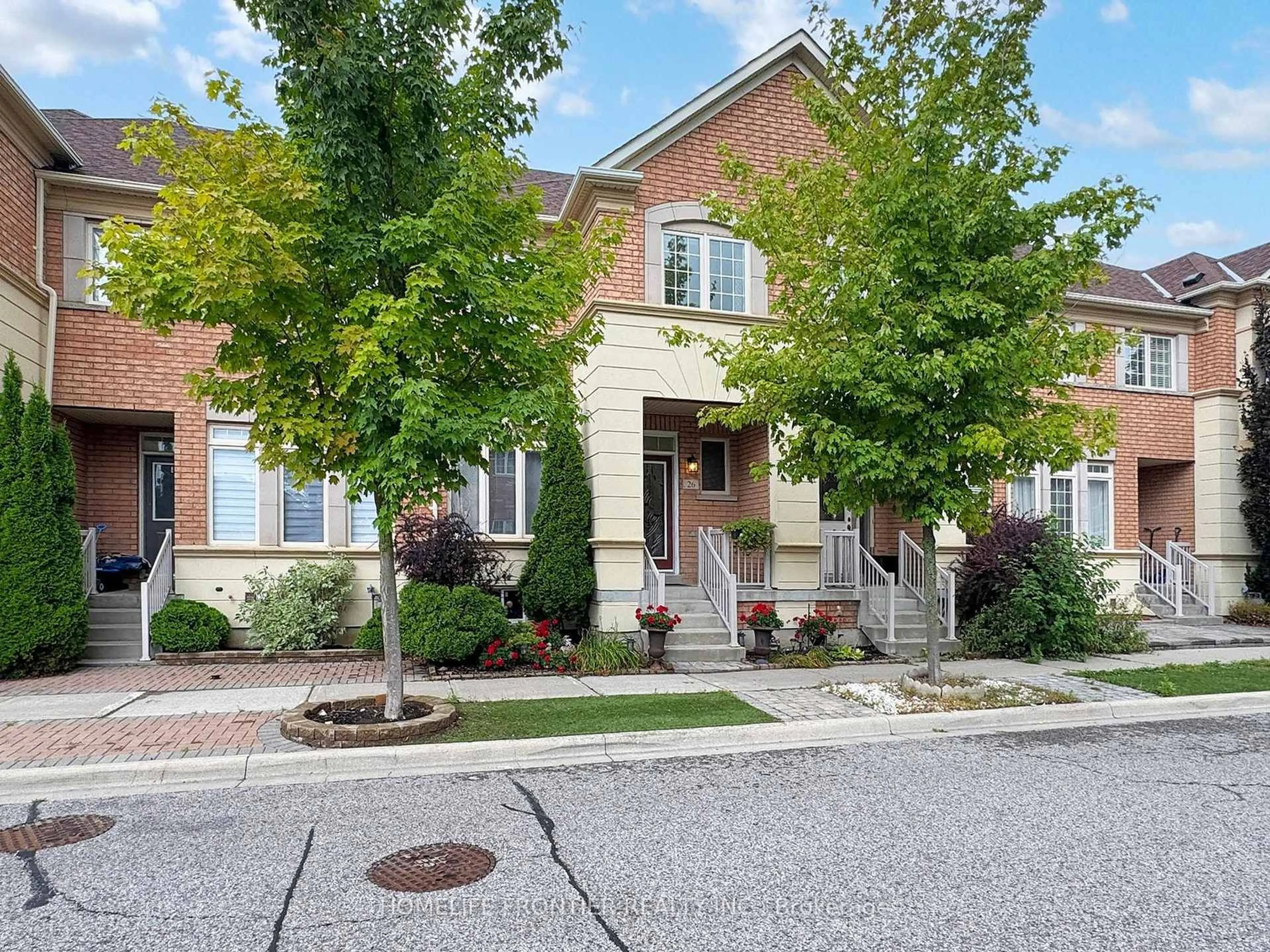 Home with brick exterior material, street for 26 Outer Banks Dr, Markham Ontario L6B 0N5